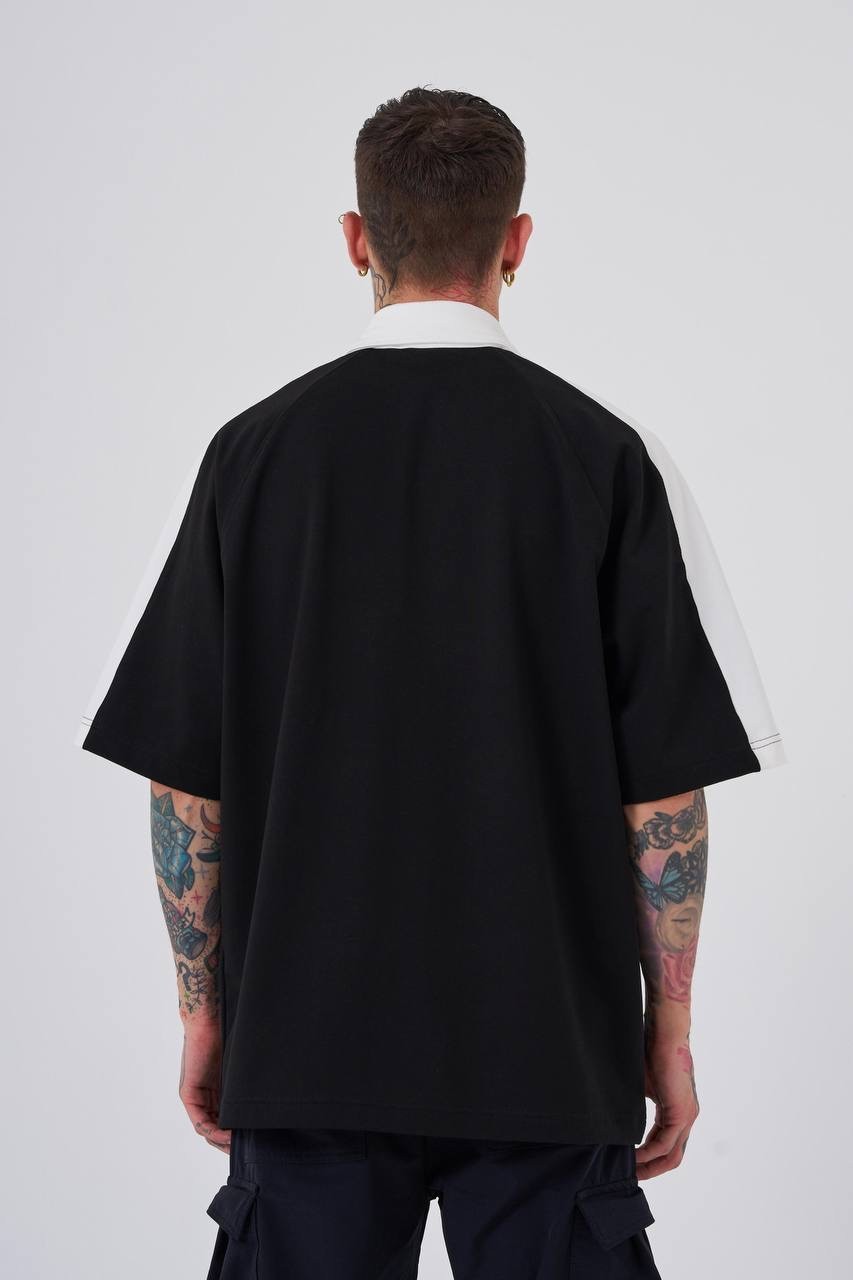 Raglan Contrast Polo 