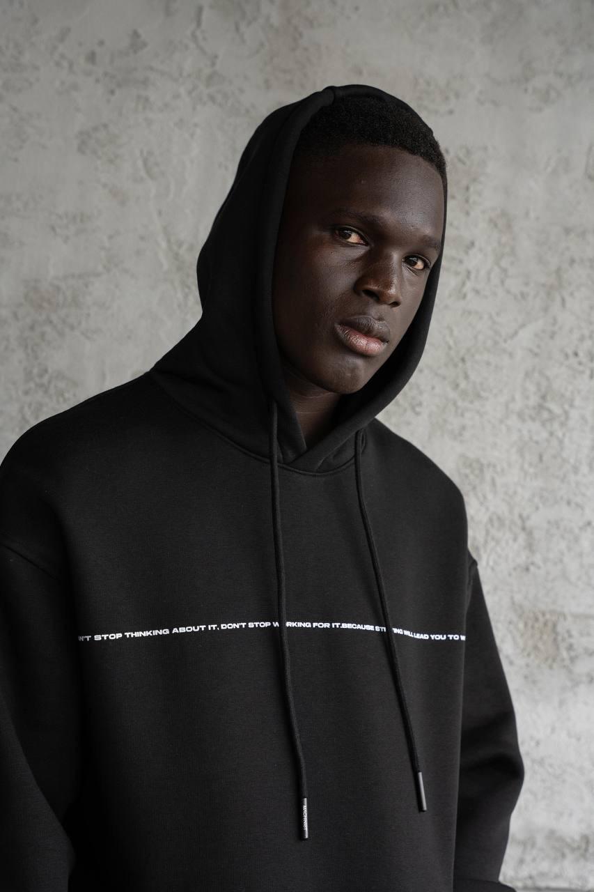 Patience Printed Hoodie Şardonlu Hoodie