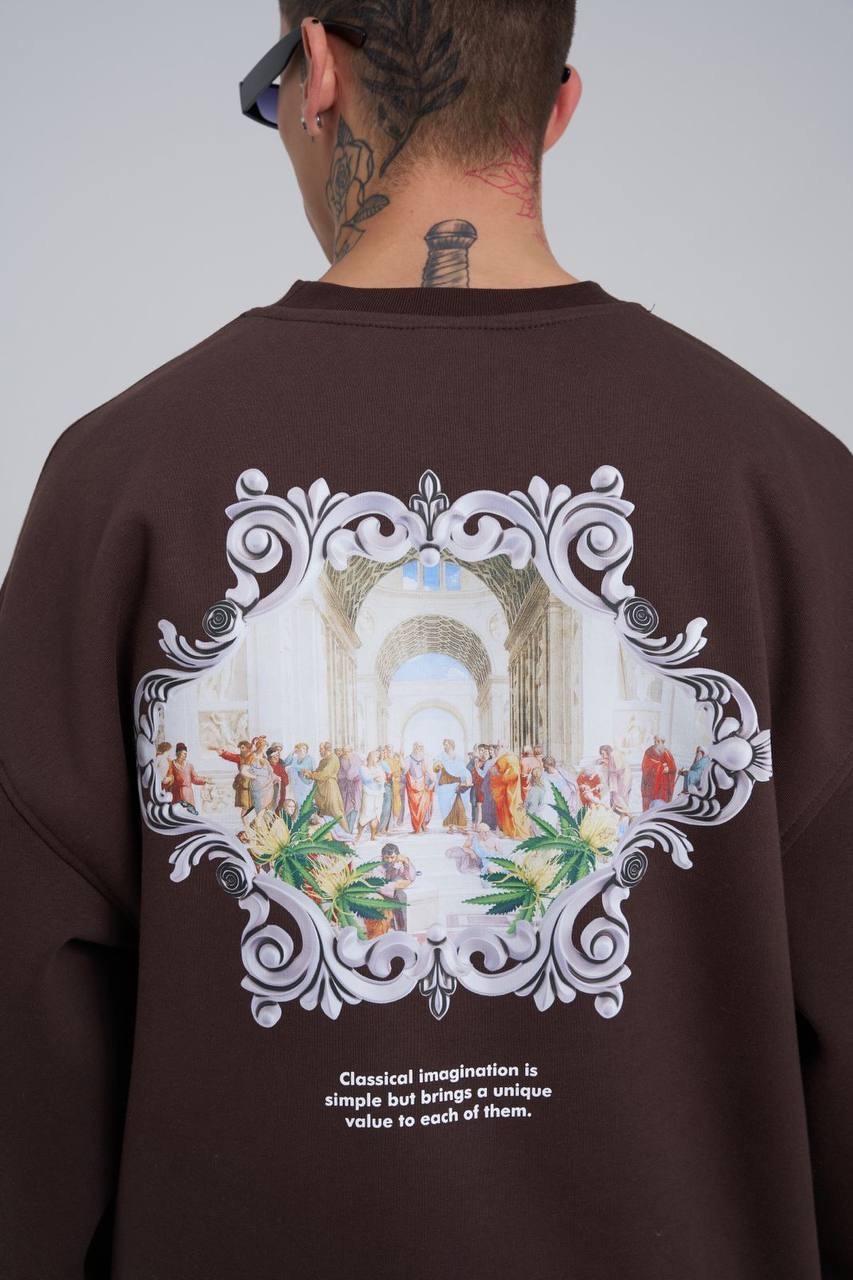 IMAGINATION ŞARDONLU SWEATSHİRT
