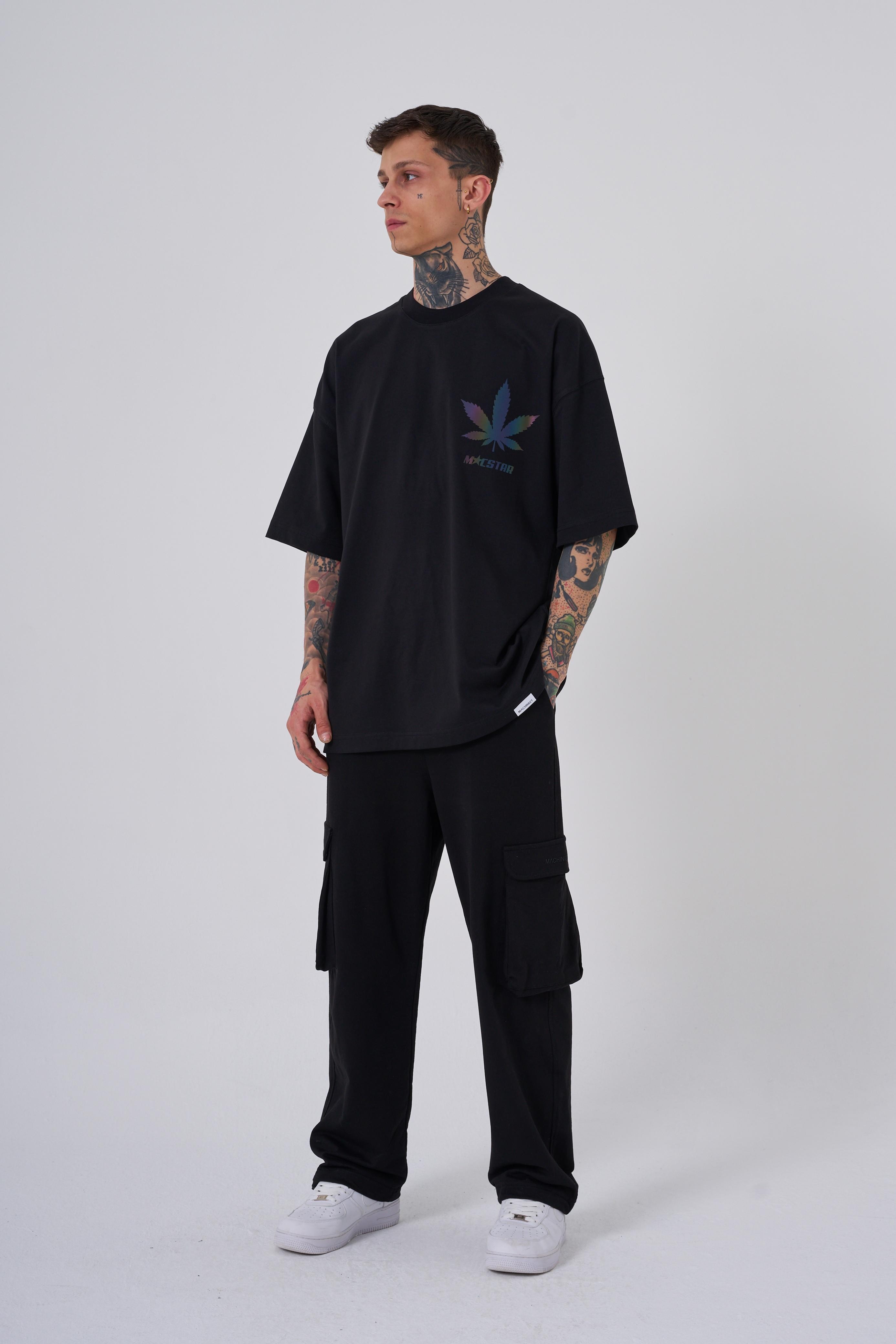 MACSTAR Leaf Oversize T-Shirt