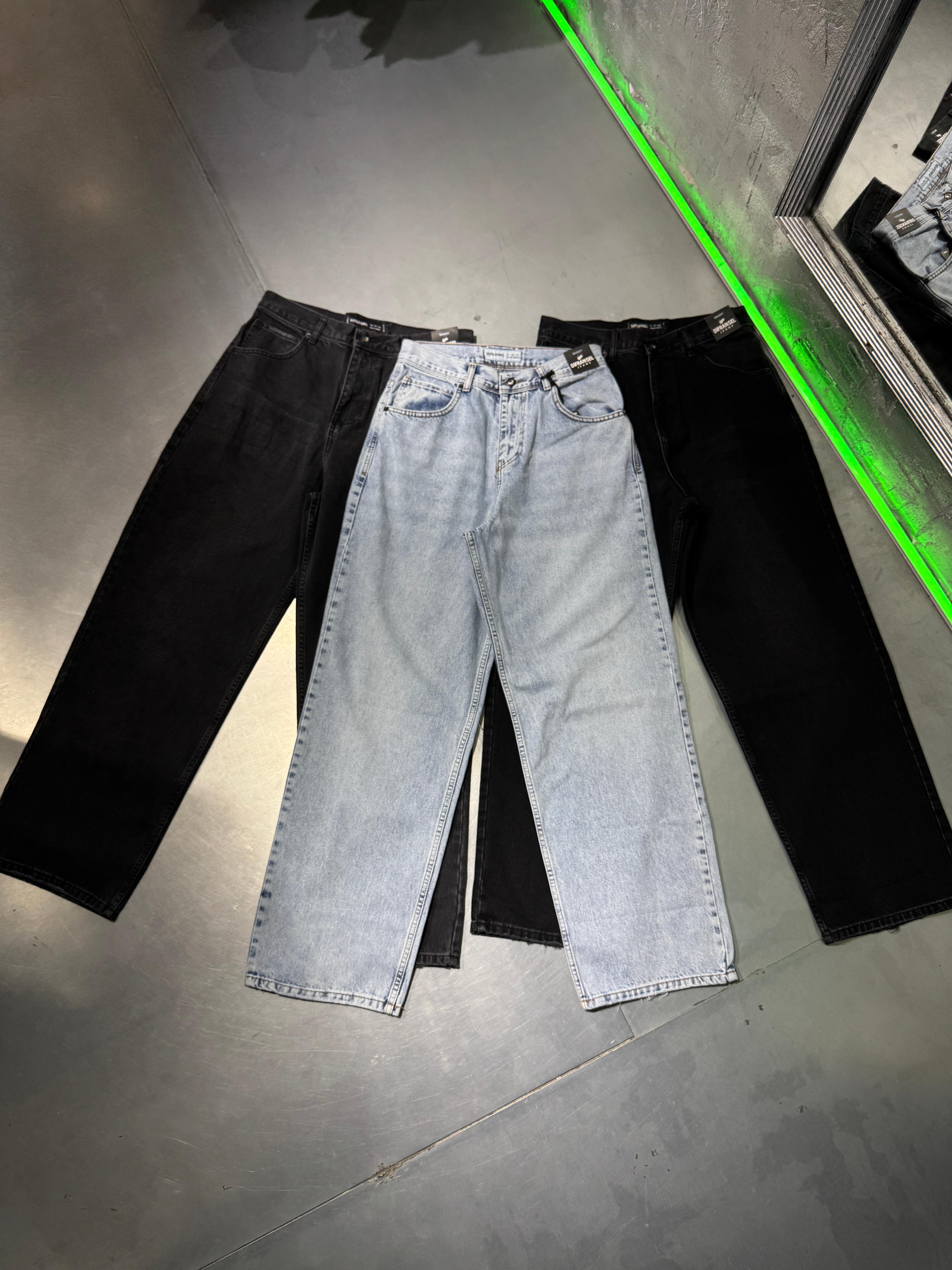 Extra Baggy Fit Jean - Efectli Antrasit