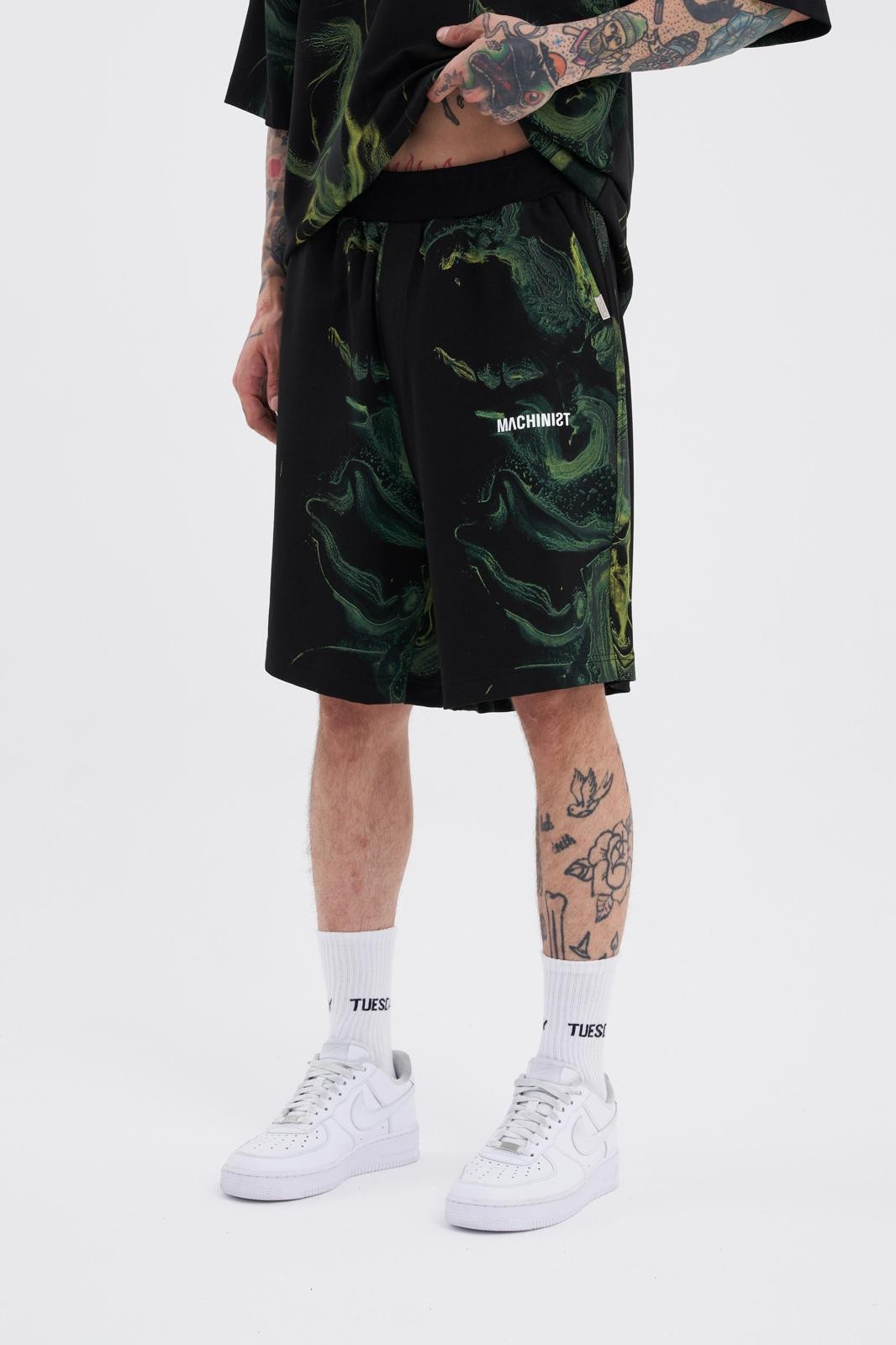 Baskılı Oversize Şort