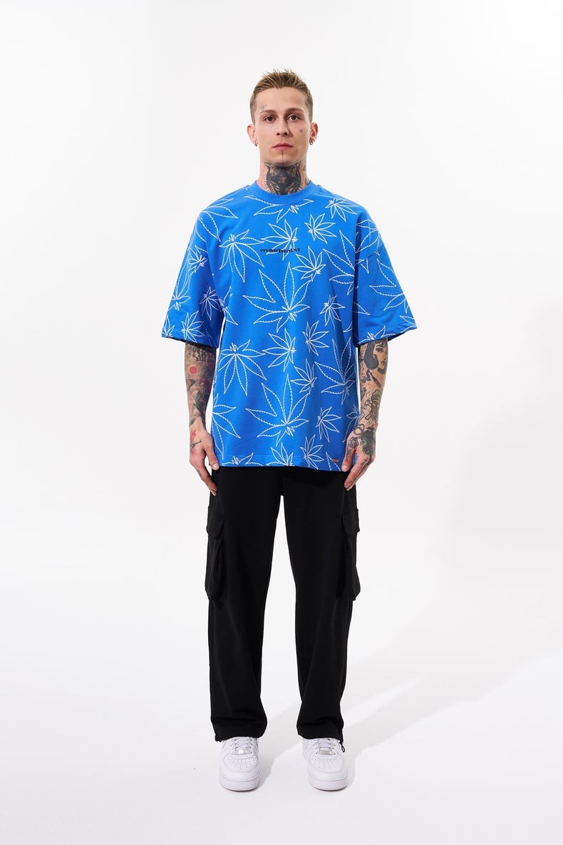 Cannabis Leaf Oversize T-Shirt