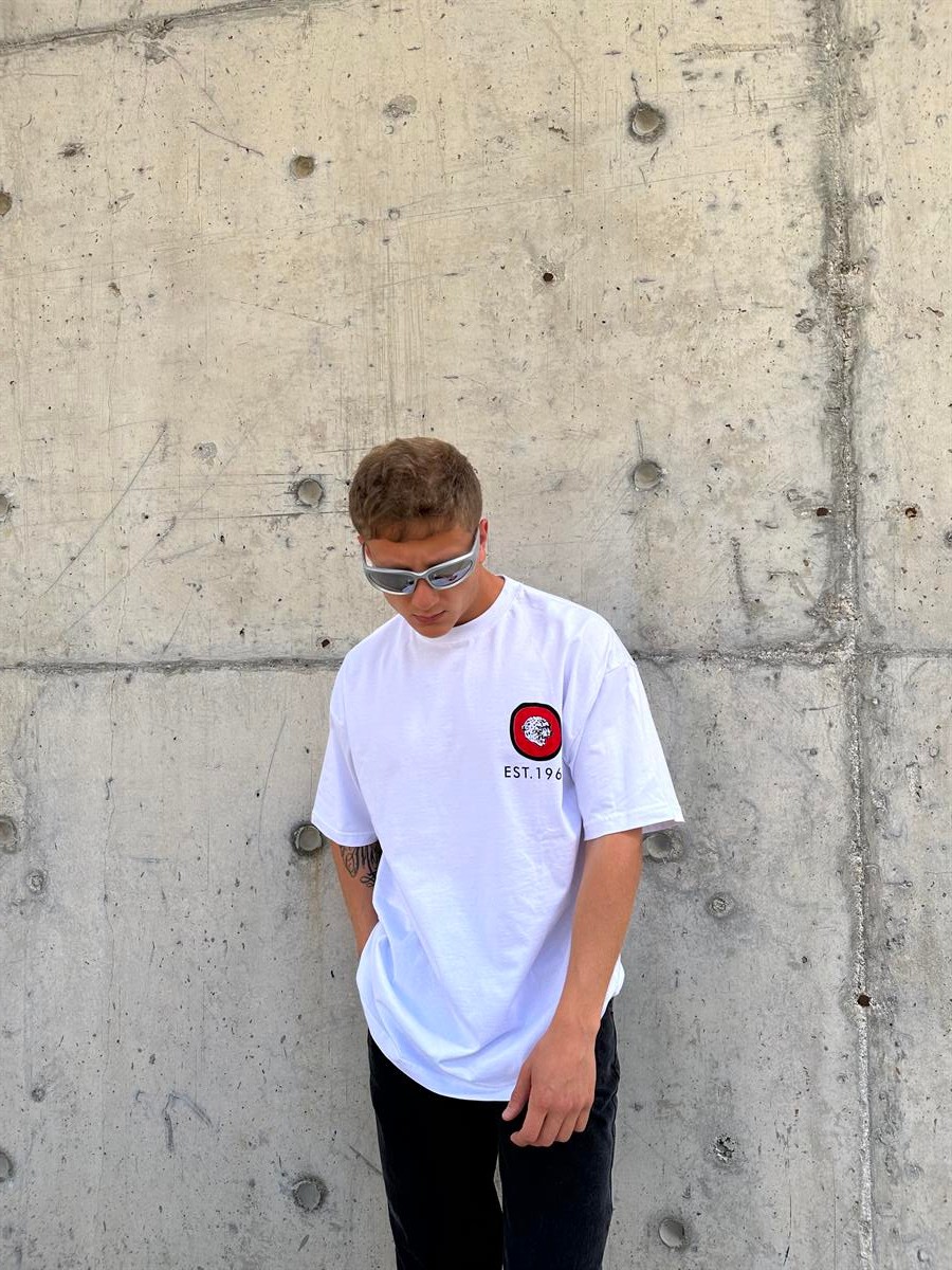 Refresh Est.1967 Oversize T-Shirt - Beyaz