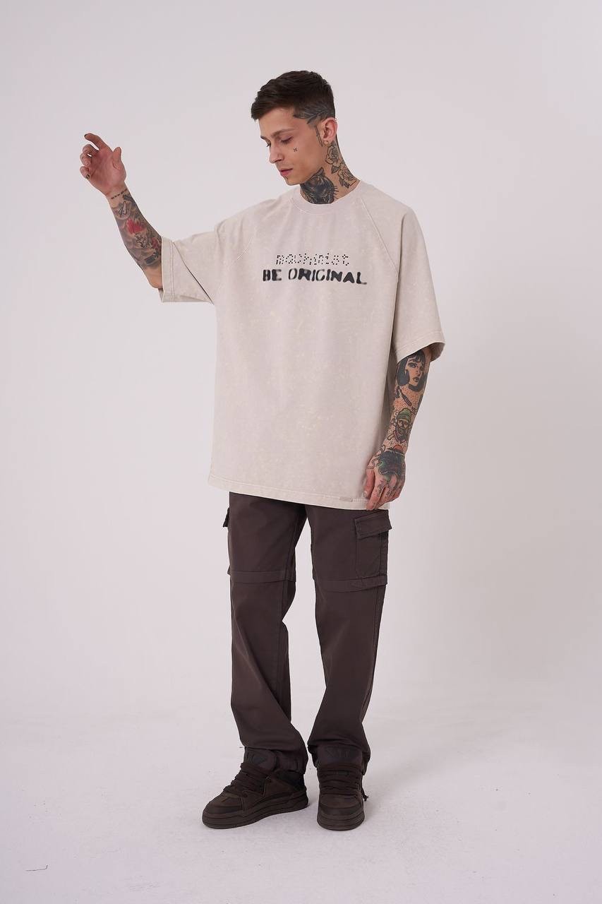 Be Orıgınal Washing Oversize T-Shirt