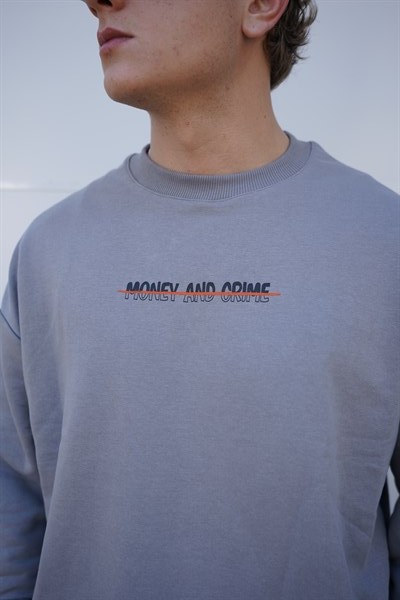 Money And Crime 3 iplik Sweatshirt