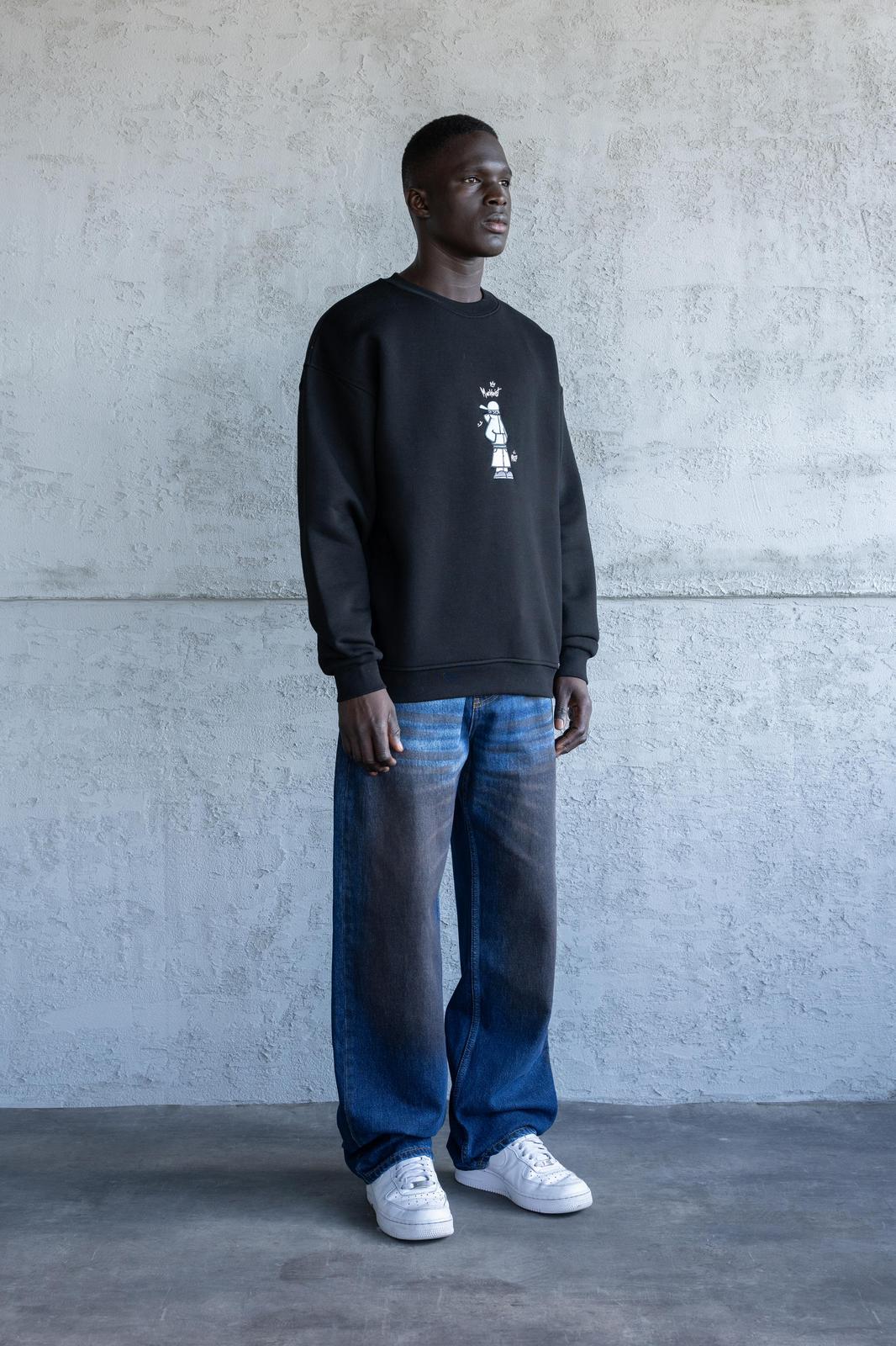 Mascot Emroidered Şardonlu Sweatshirt