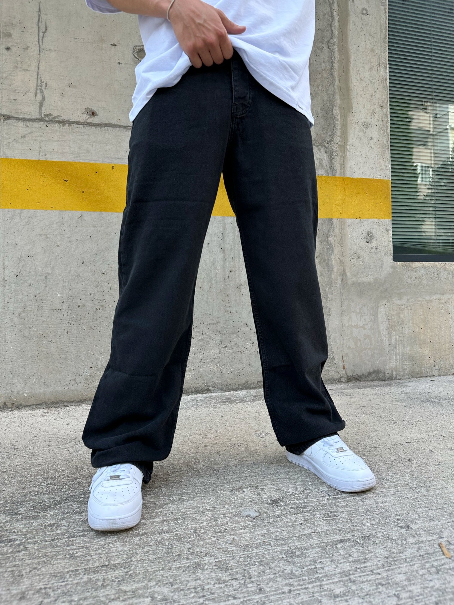 Baggy Fit Jeans - Shadow