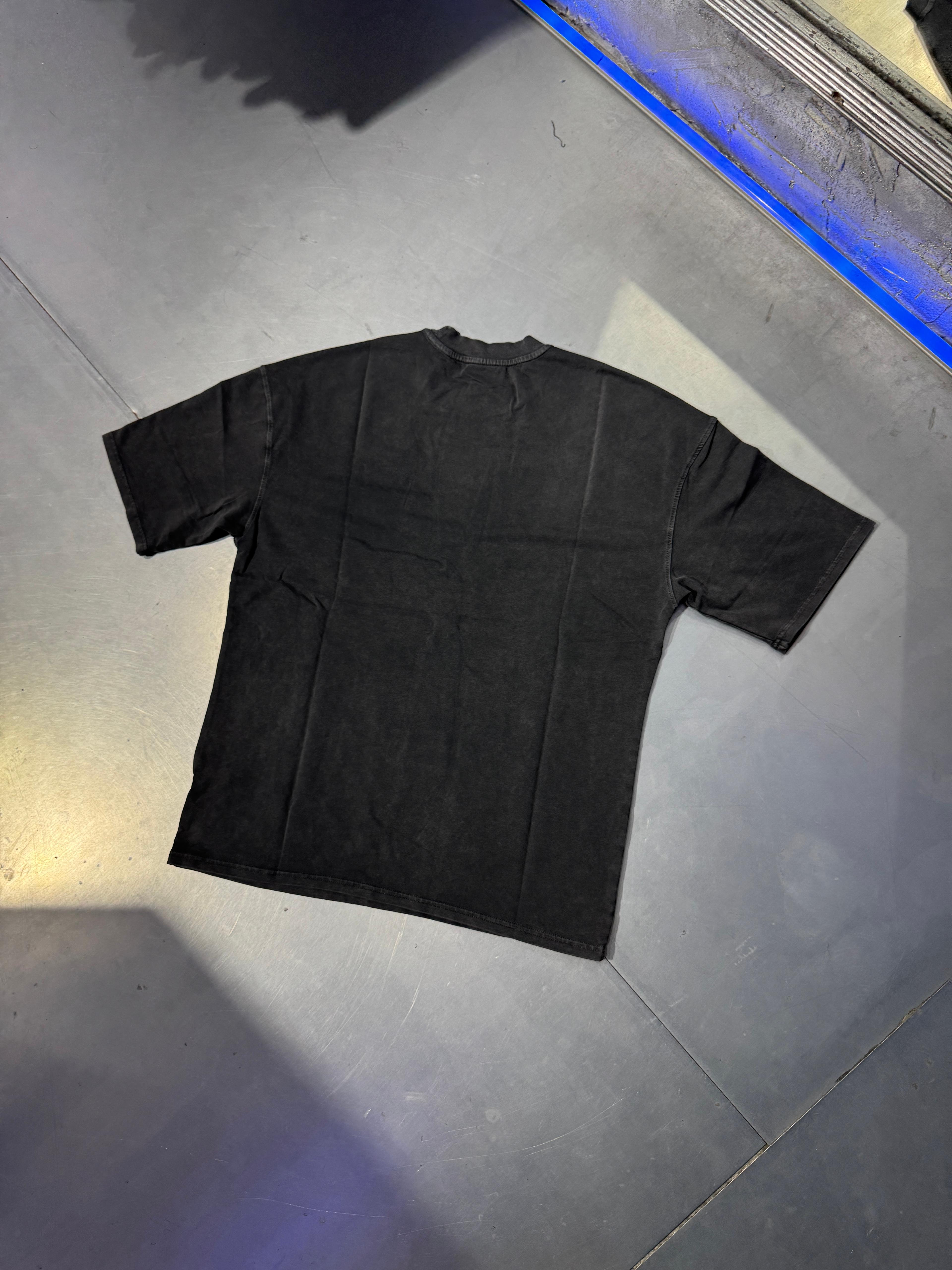 Oversize Acid Wash Basic T-Shirt