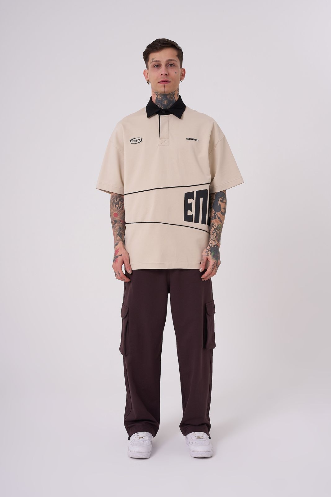 Endlees Printed Oversize Polo