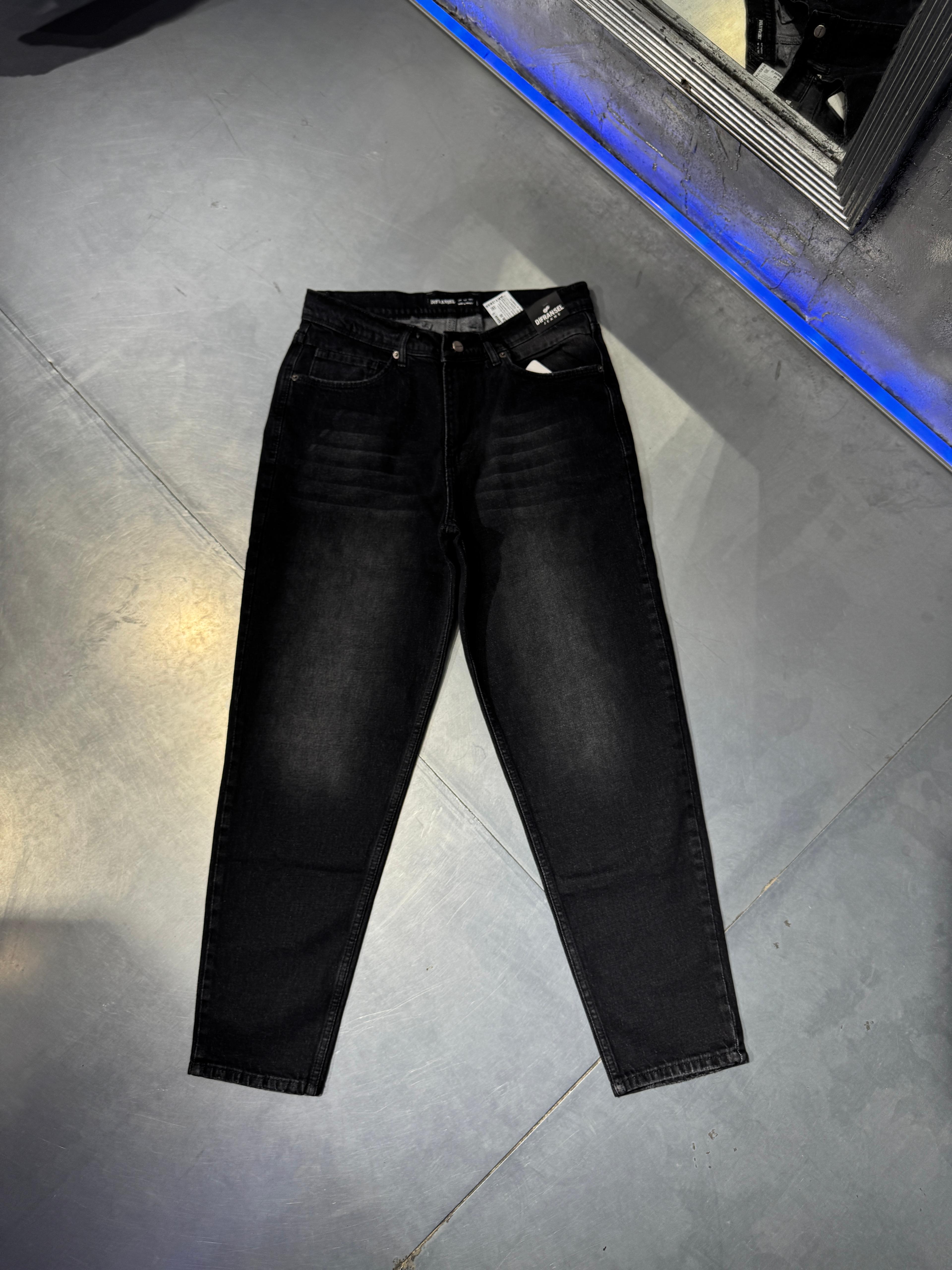 Dokulu  M5 GD Boyfriend Pantolon - Efect Antrasit
