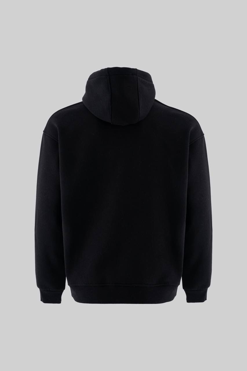 Ornamental Embroidery Hoodie Şardonlu