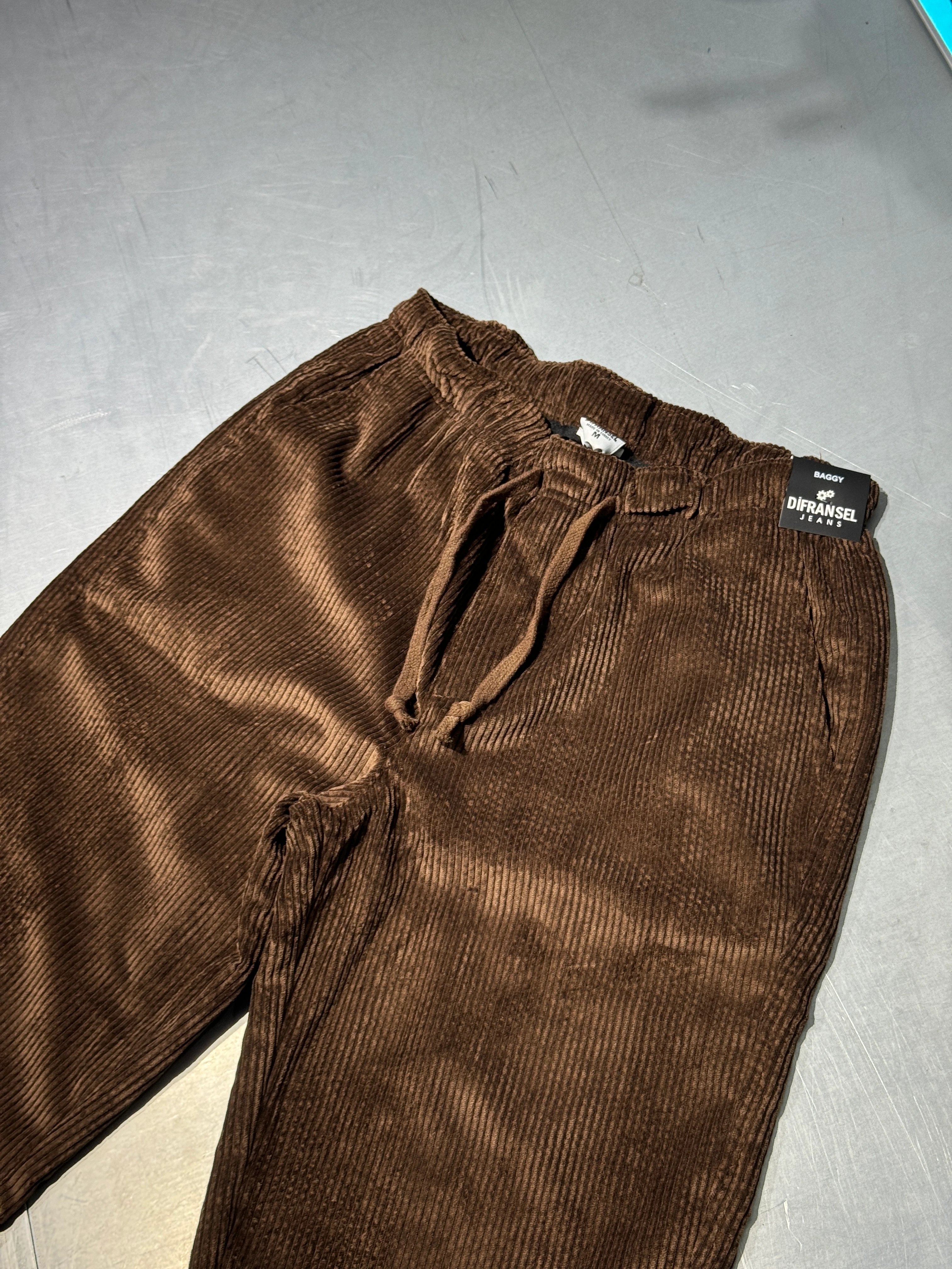 Kadife Baggy Pantolon