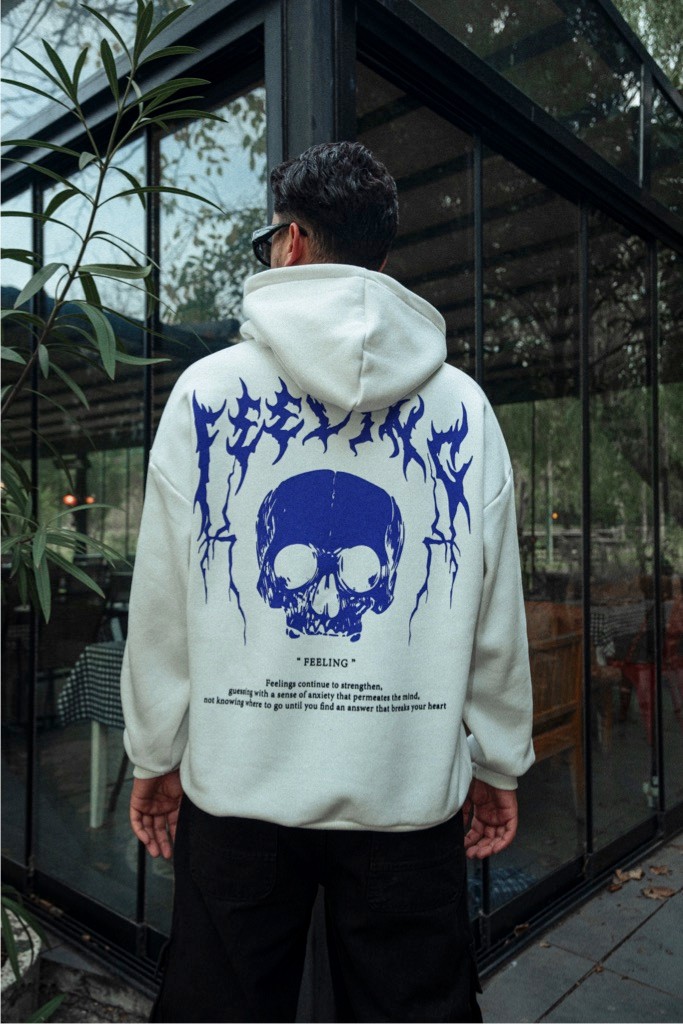 Feeling Oversize Şardonlu Hoodie