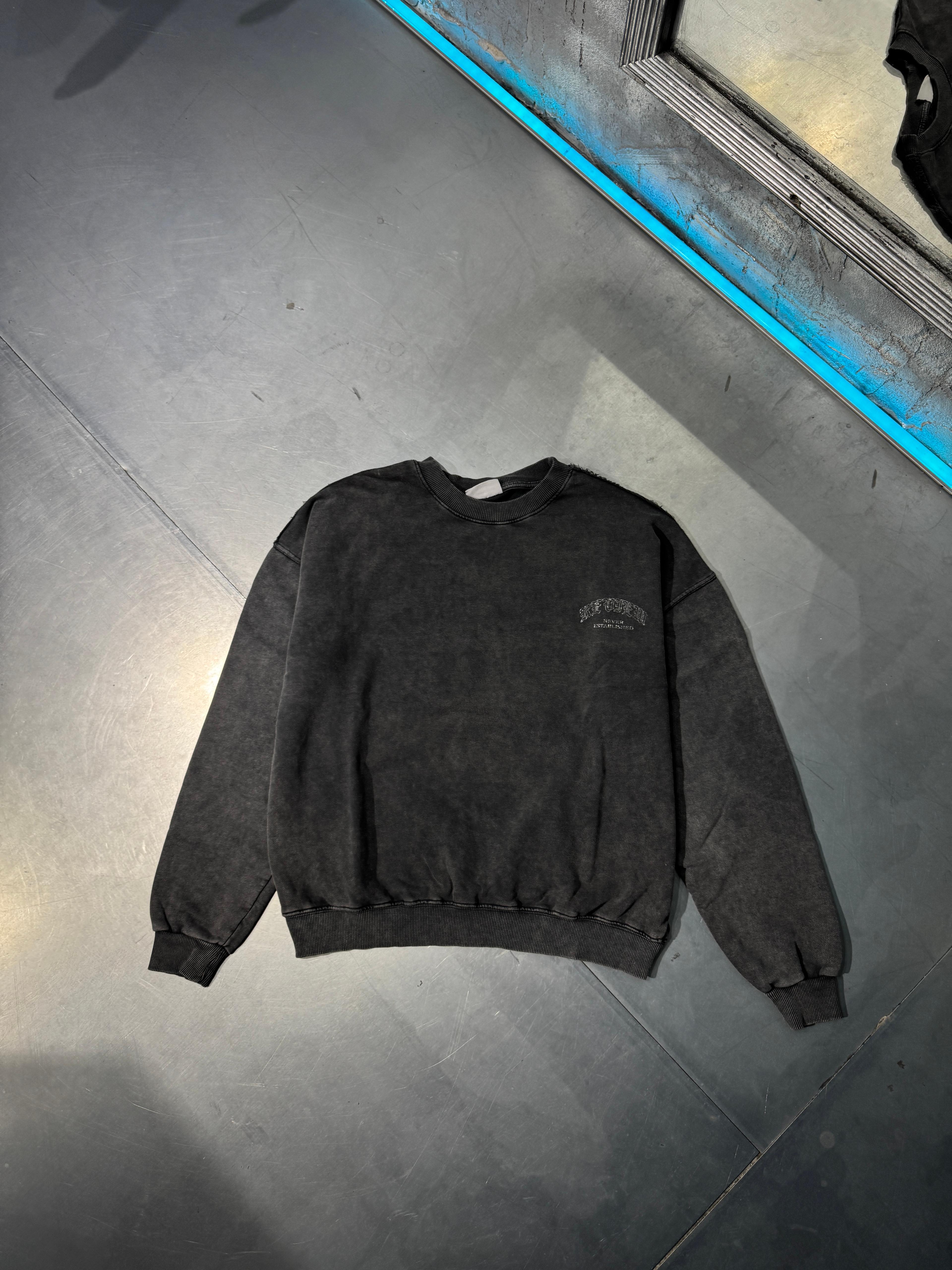 Acid Wash 1992 Sweatshirt Boxy Kalıp