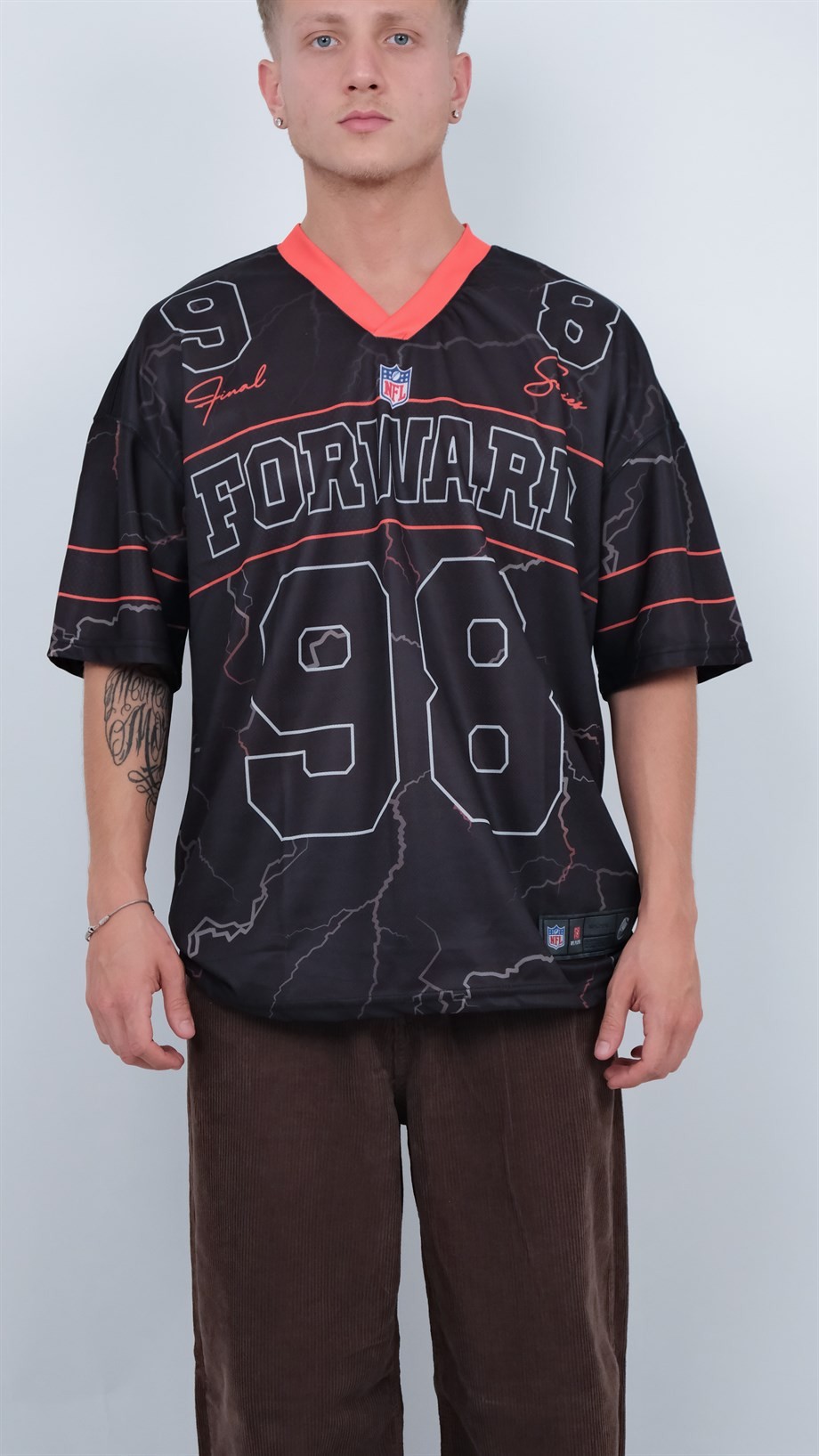 Oversize Forward 98 Jersey - SİYAH