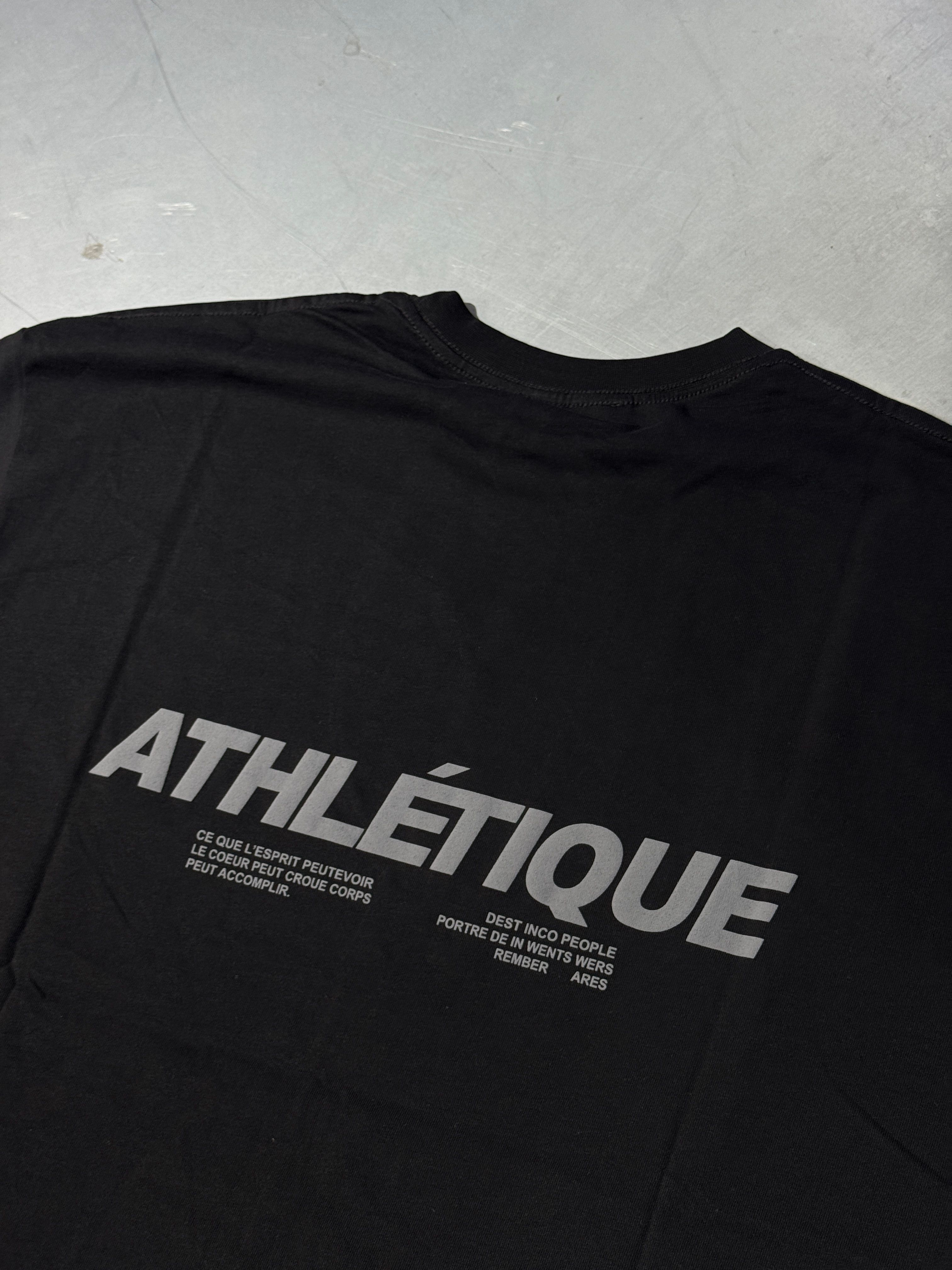 Athlétique Sırt Baskılı Oversize  T-Shirt