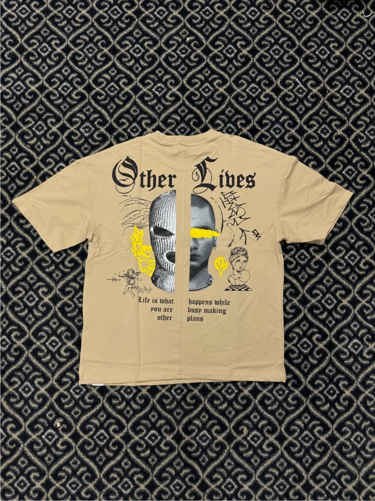 Other Vibes Oversize T-Shirt - Bej