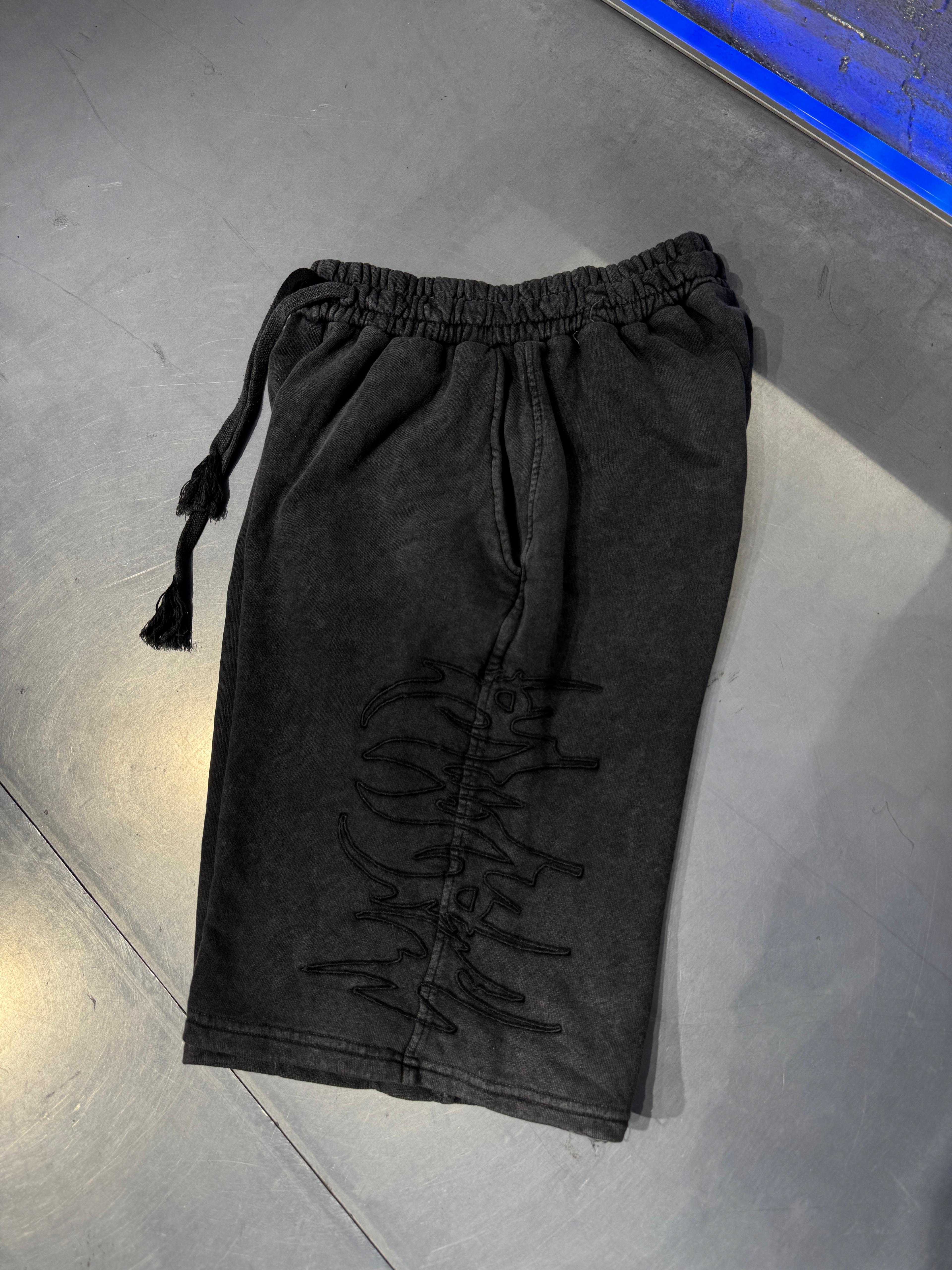 Shadowburn 3 İplik Acid Wash Şort