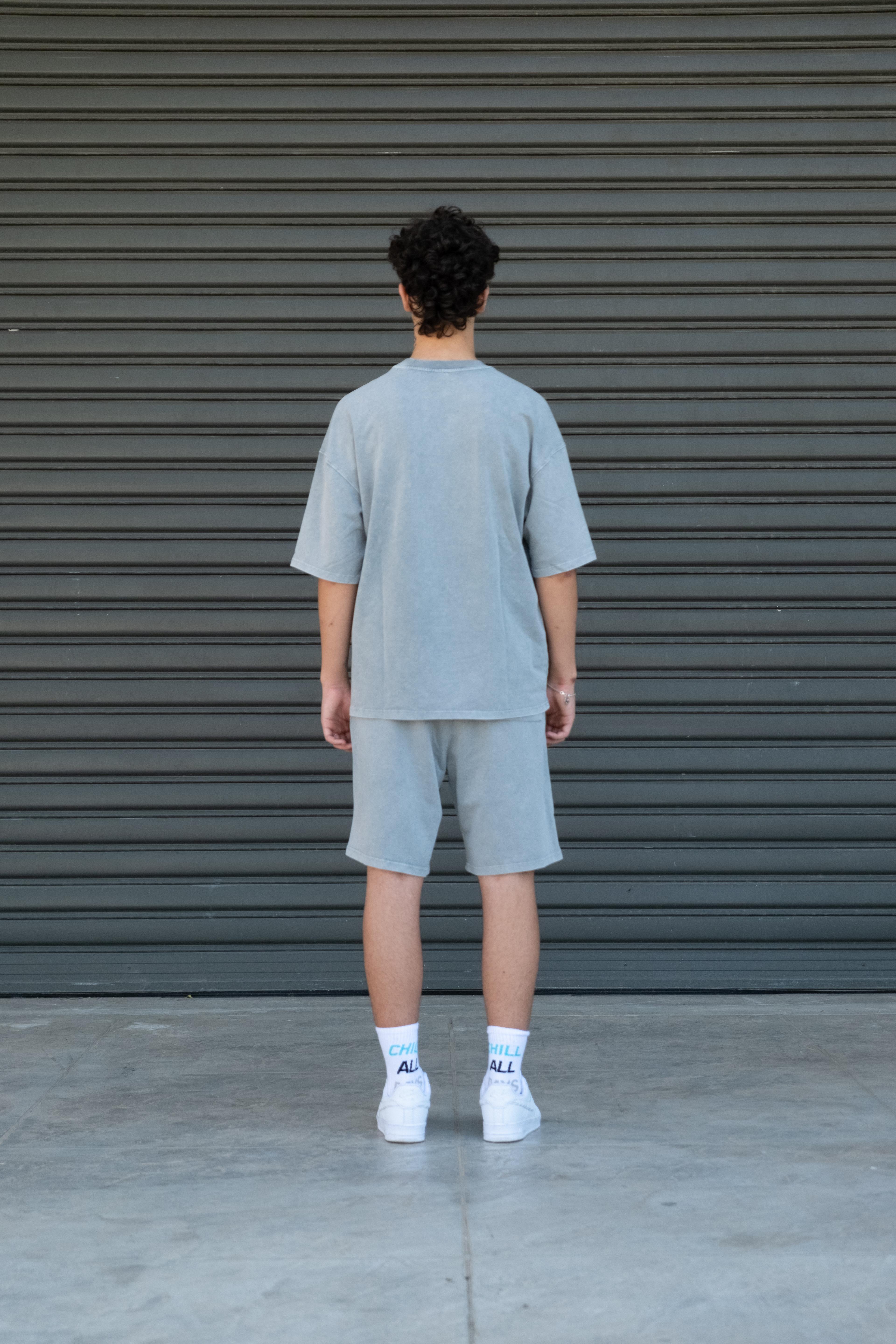 Basic Acid Wash Oversize  T-Shirt