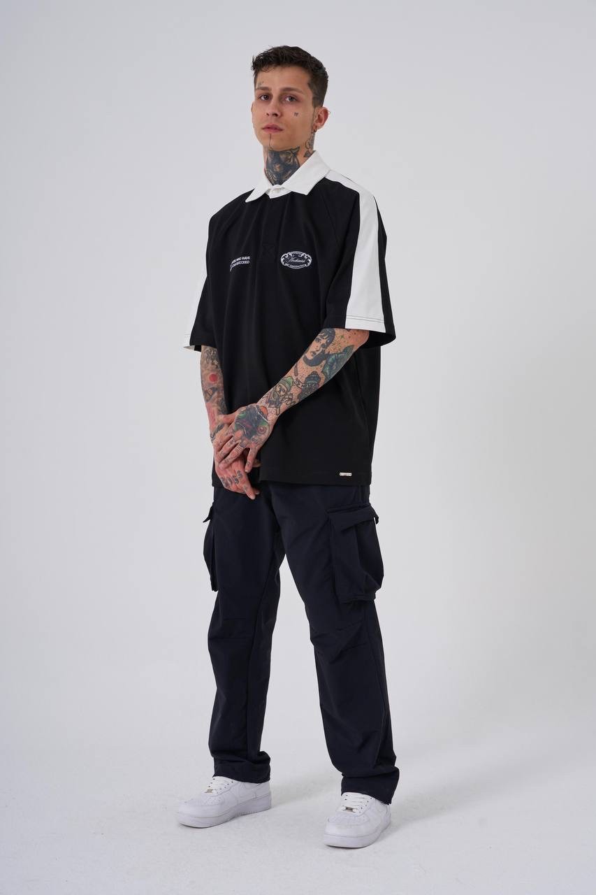 Raglan Contrast Polo 