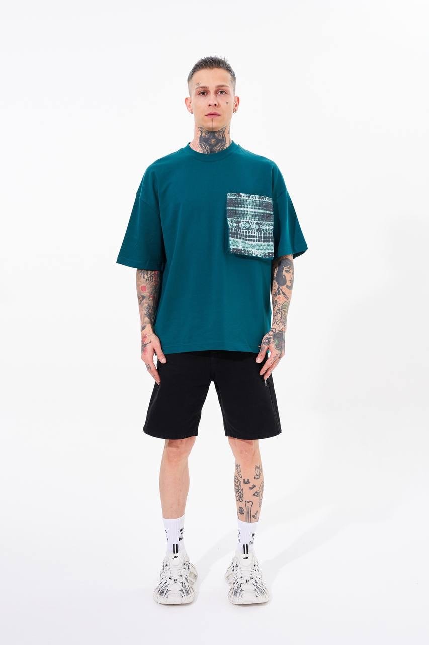 Digital Pocket Oversize T-Shirt