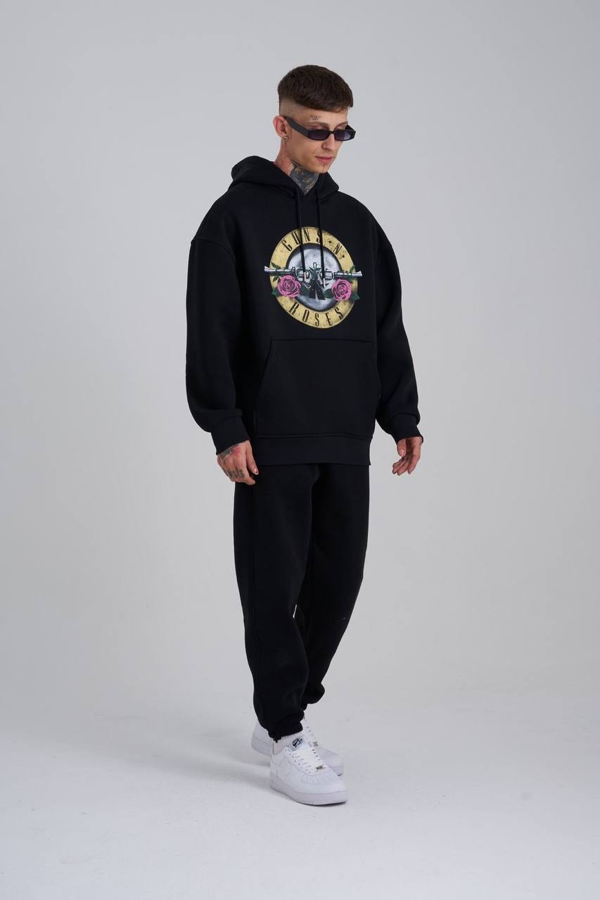 Guns Şardonlu Hoodie