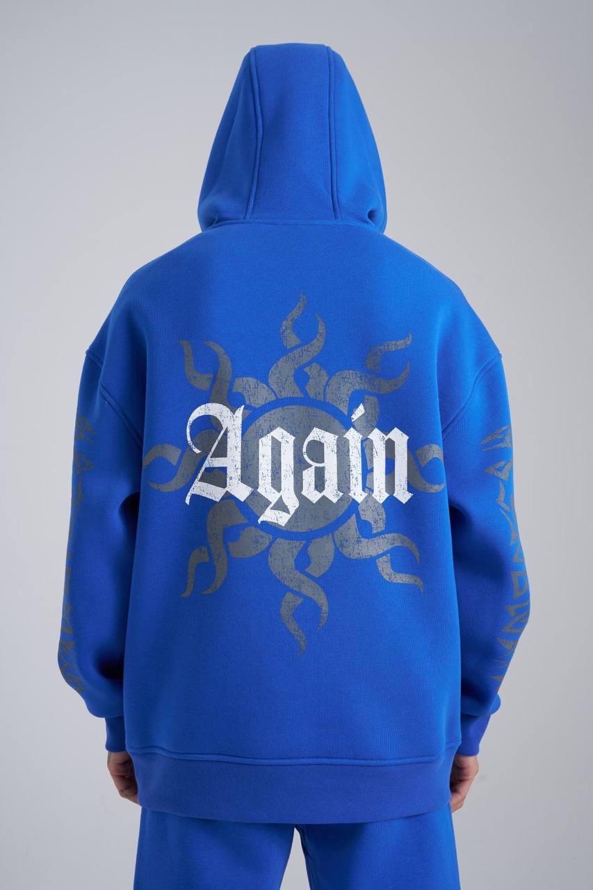 Ethnic Born Again Şardonlu Hoodie