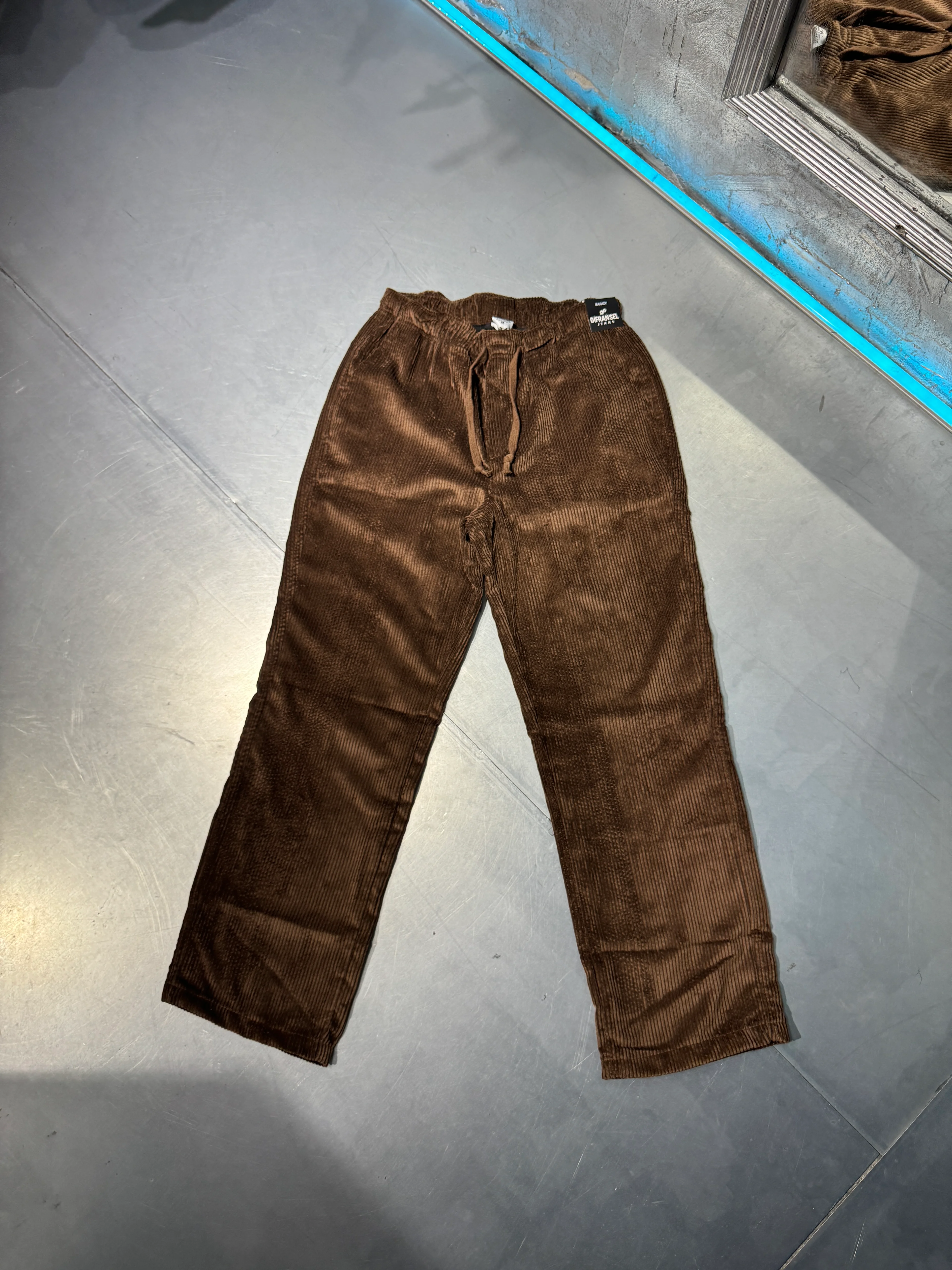 Kadife Baggy Pantolon