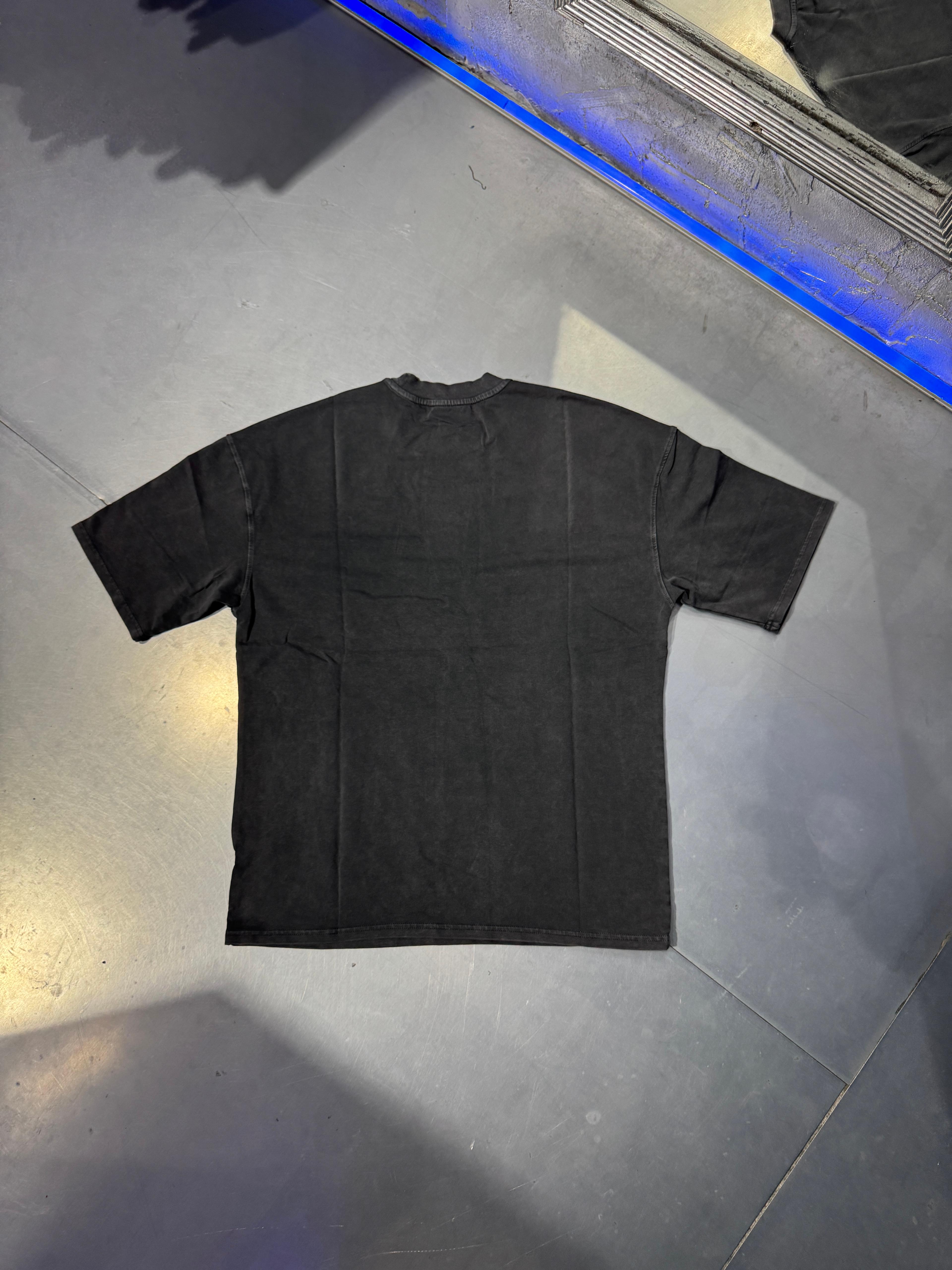 Oversize Acid Wash Basic T-Shirt