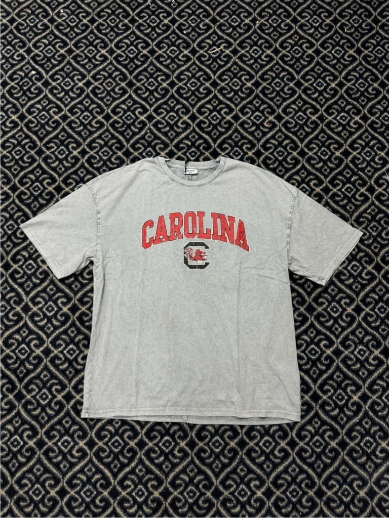 Carolina Oversize Acid Wash T-Shirt