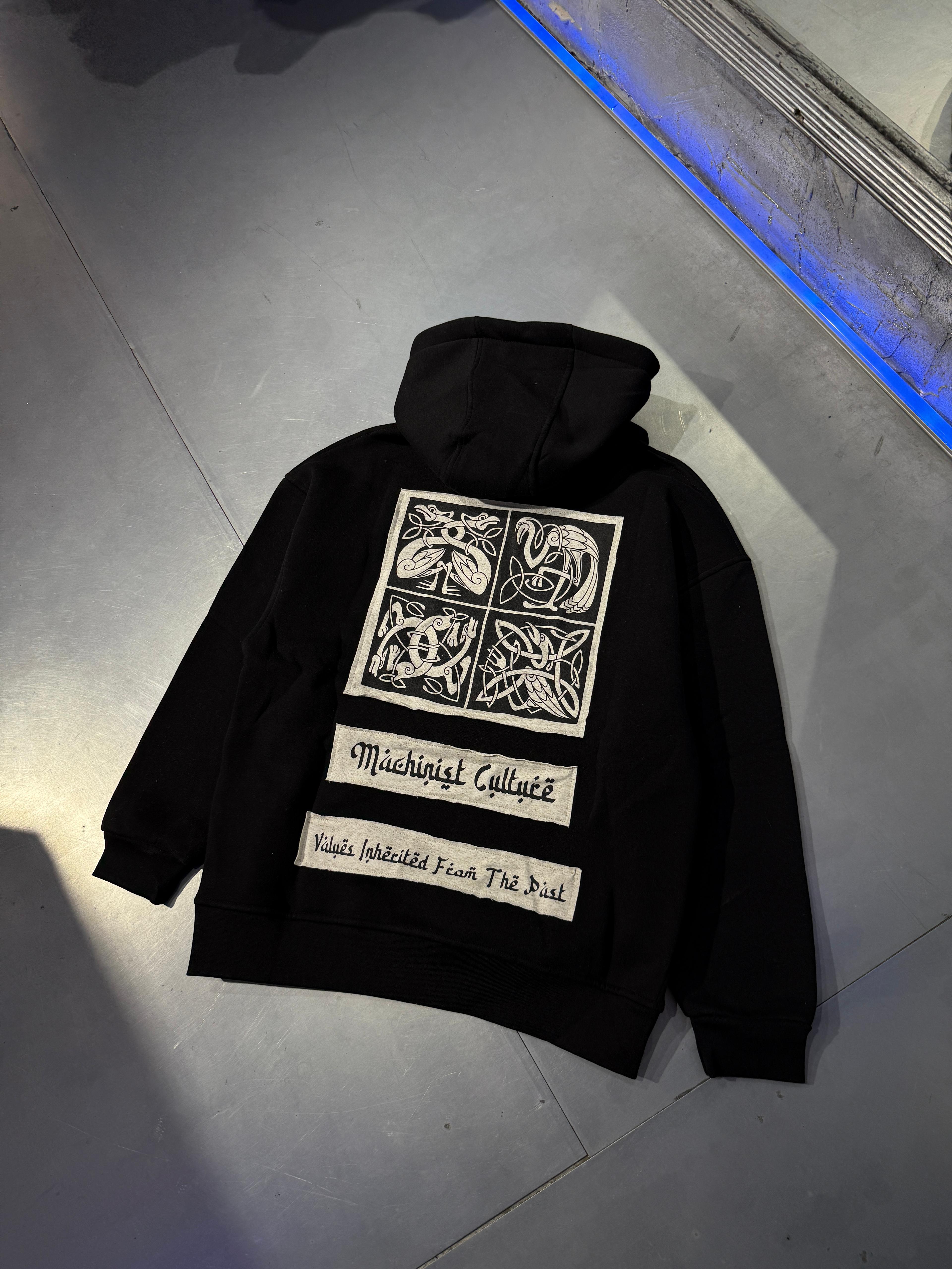 Oversize Culture Printed Hoodie
