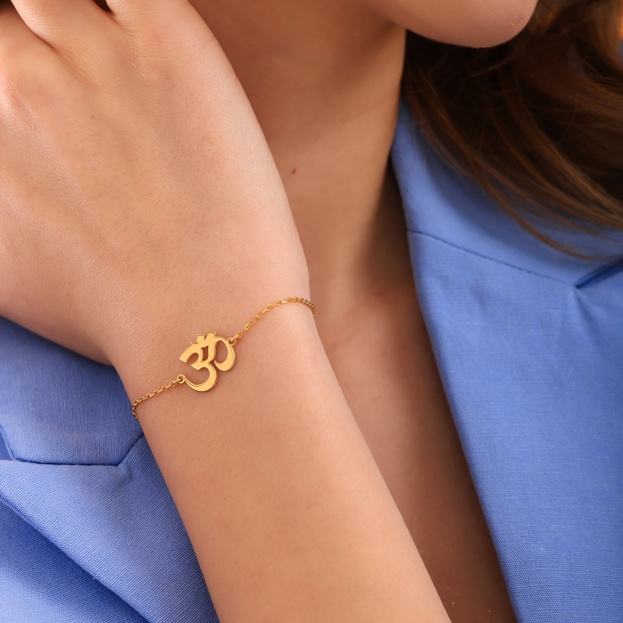 Ohm Sembollü Bileklik – 925 Ayar Gümüş - Bileğinizin Zarafeti