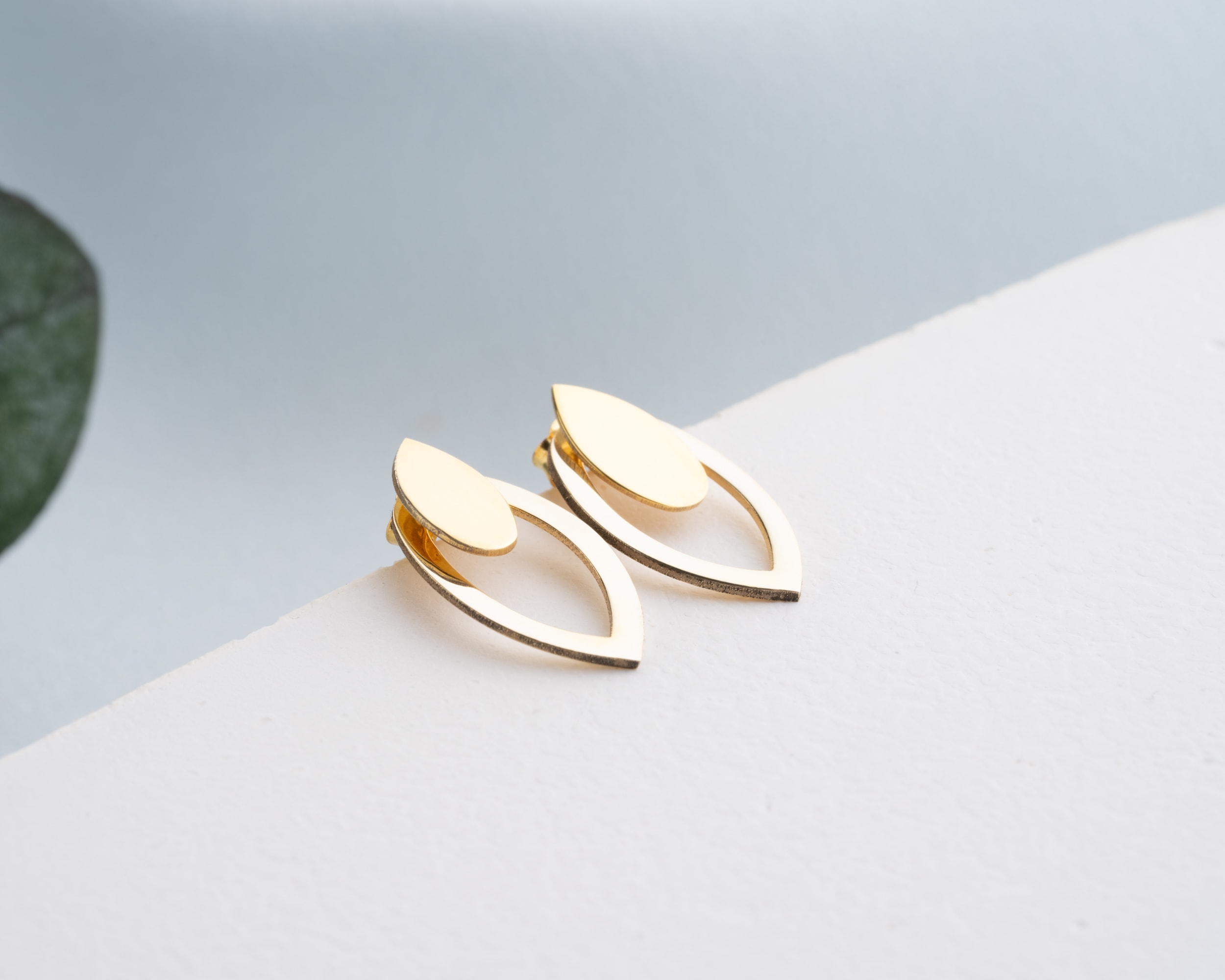 Çivili Çift Katlı Damla Küpe 925 Ayar Gümüş – Günlük ve Özel Kombin Kadın Küpesi