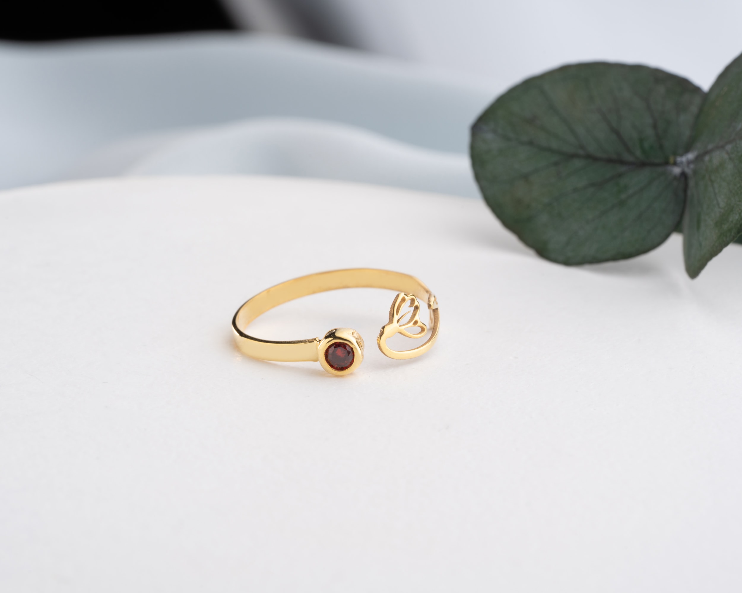 Ayarlanabilir Doğum Çiçeği Doğum Taşlı Yüzük 925 Ayar Gümüş – Kadın Takısı