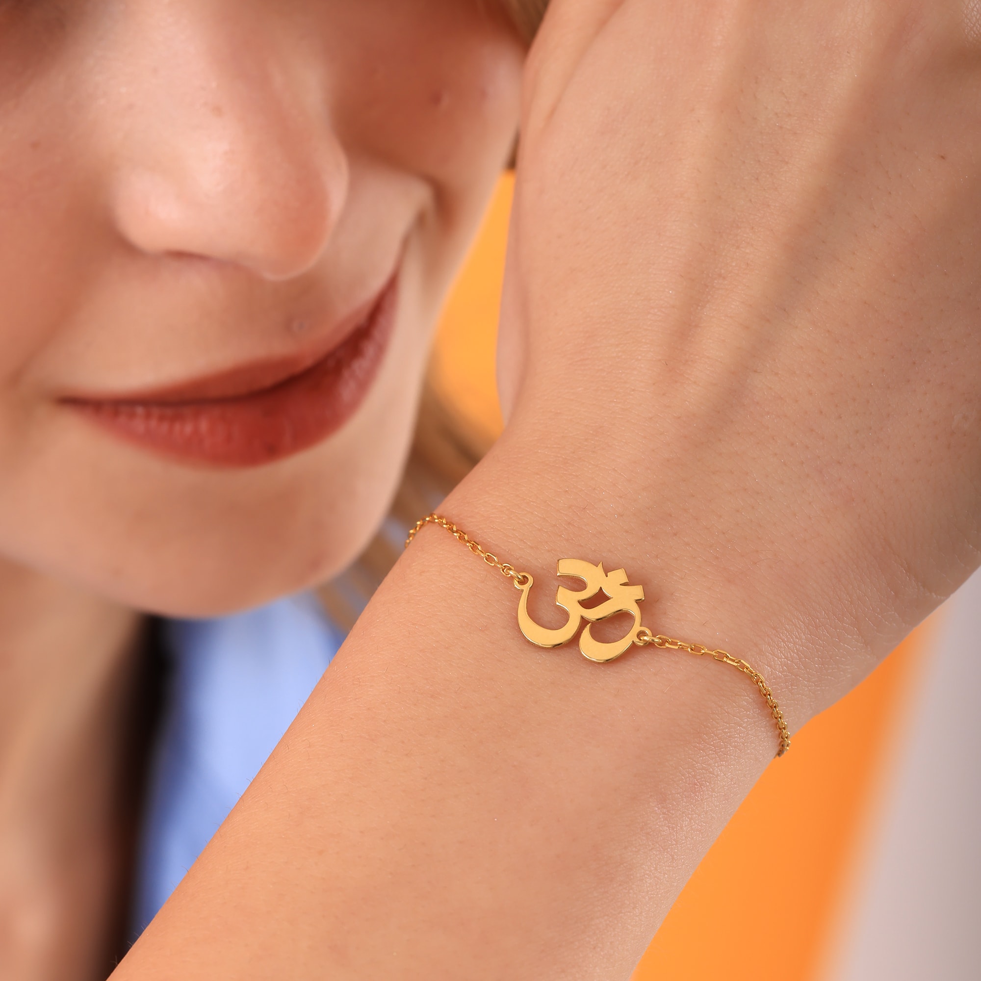 Ohm Sembollü Bileklik – 925 Ayar Gümüş - Bileğinizin Zarafeti