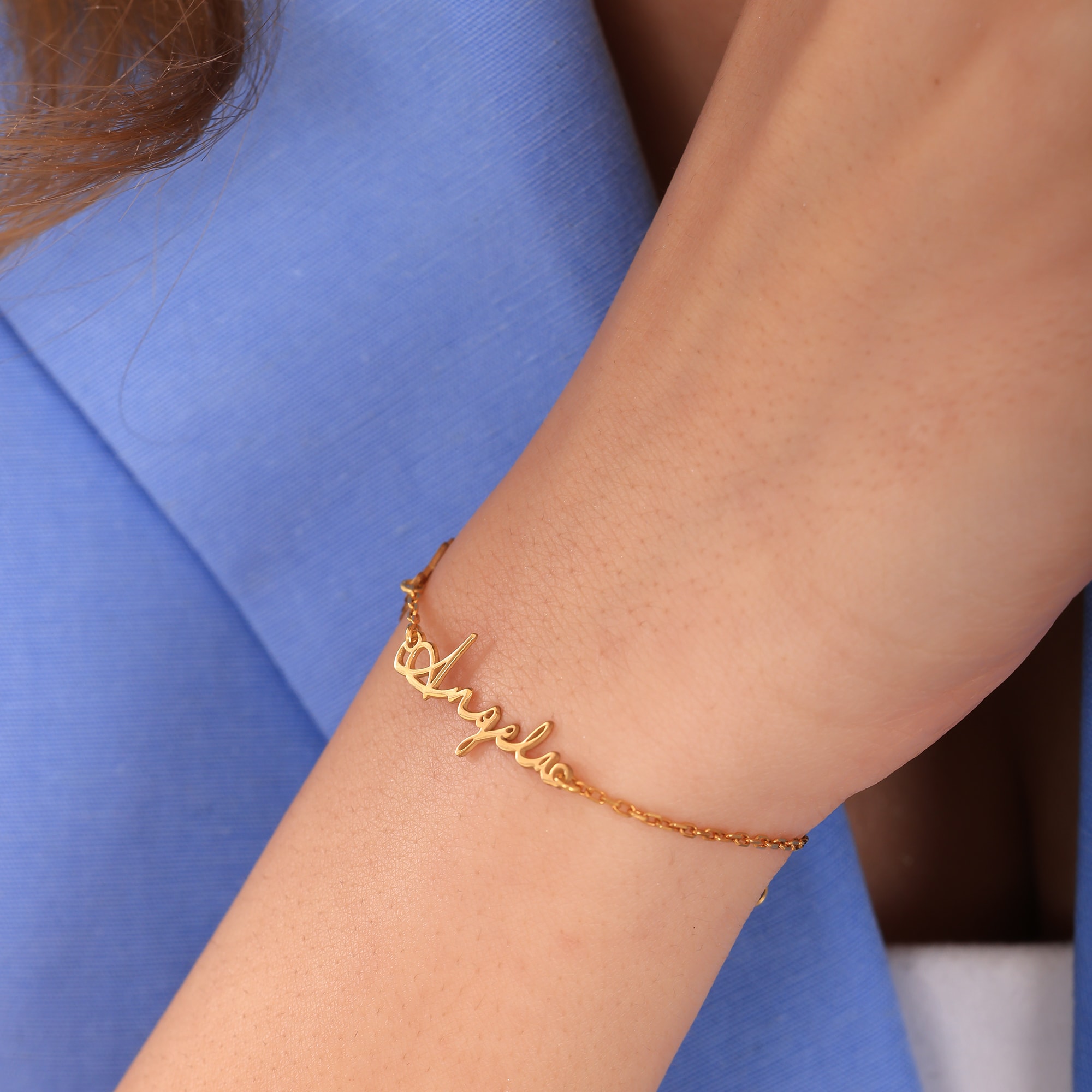 Kişiye Özel Doğum Çiçekli İsim Bileklik - Doğum Ayınızın Çiçeği, İsminizle Buluştu - Özel Tasarım Gümüş