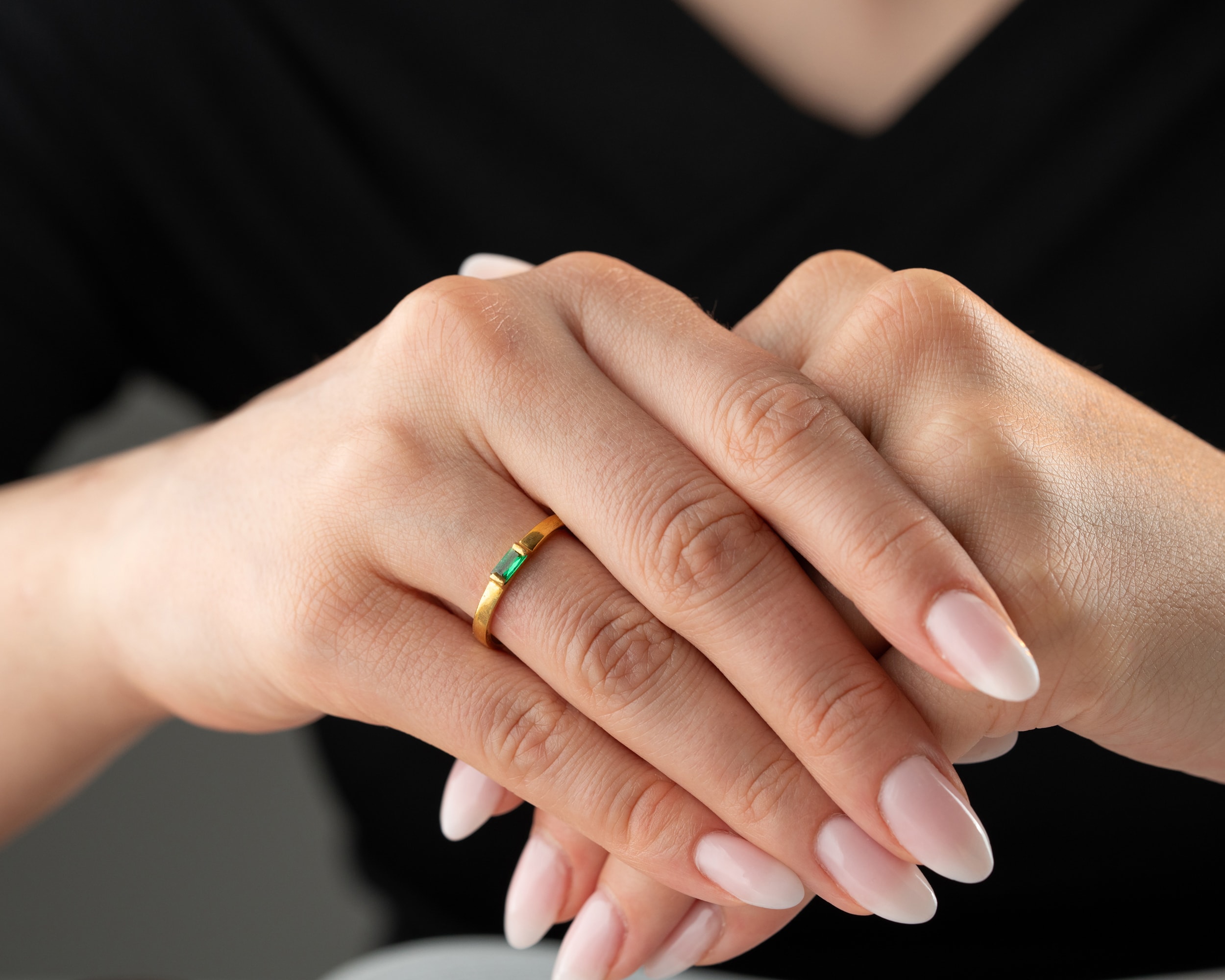 Doğum Ayı Baget Taşlı Yüzük – Anlamlı ve Kişisel Hediye