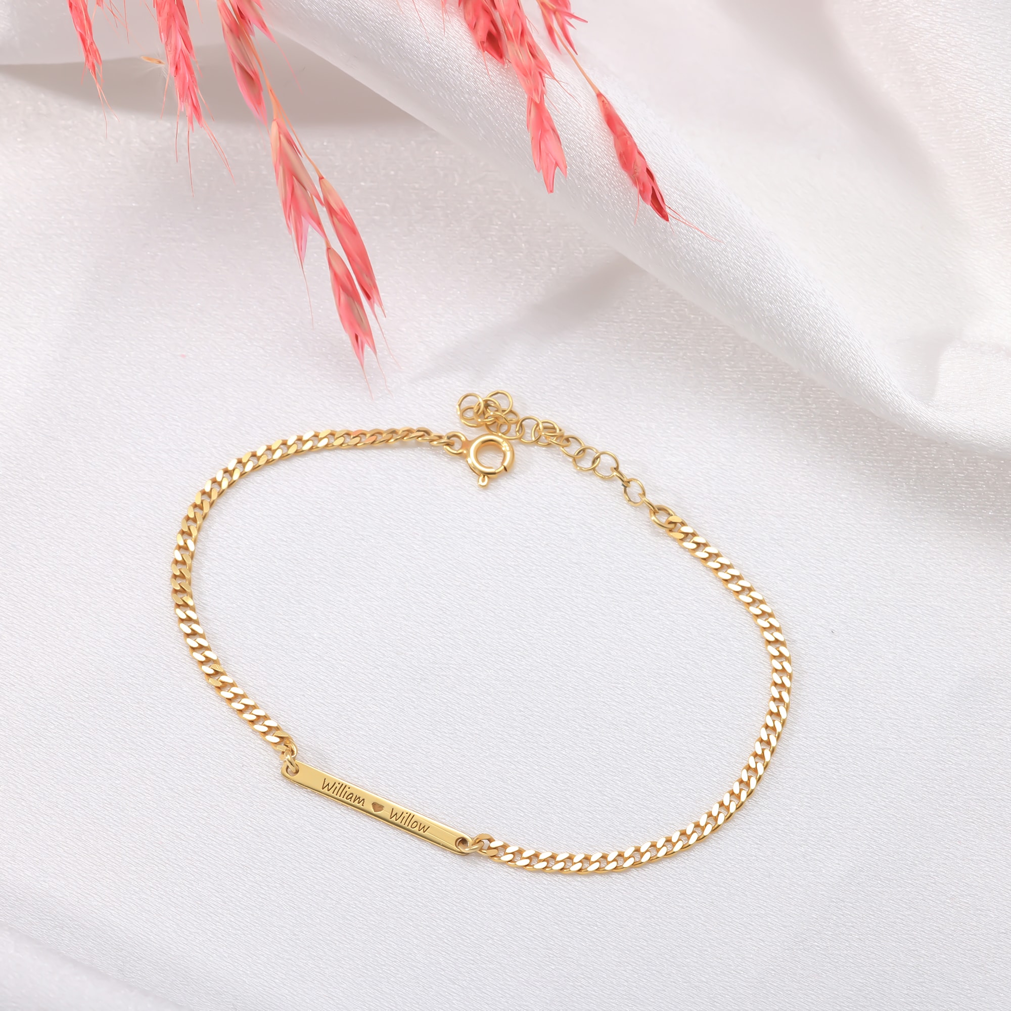 Kişiselleştirilebilir Bar Bileklik - 925 Ayar Gümüş - Zarifliğin Simgesi