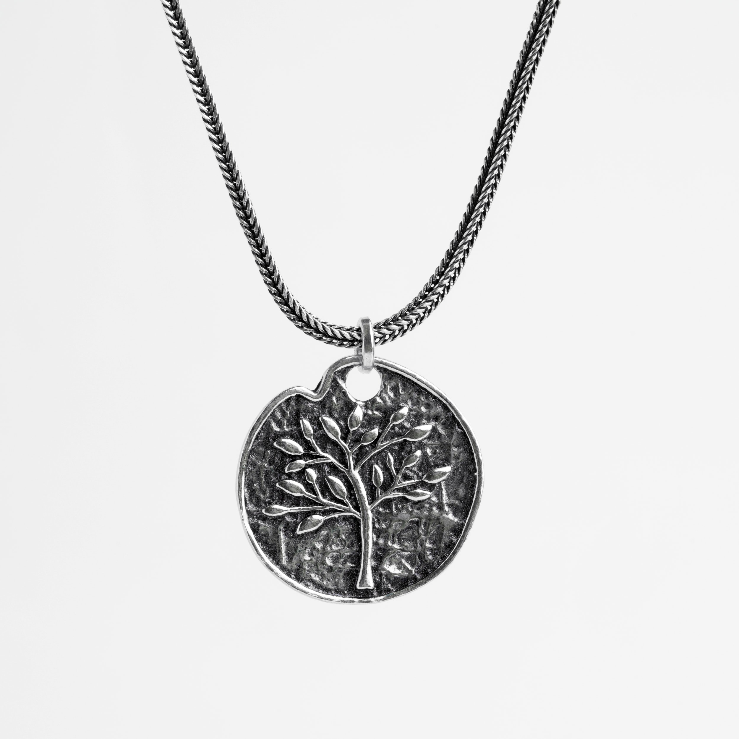 3 Boyutlu Hayat Ağacı Kolye Erkek – Tilki Kuyruğu Zincirli Anlamlı Tasarım