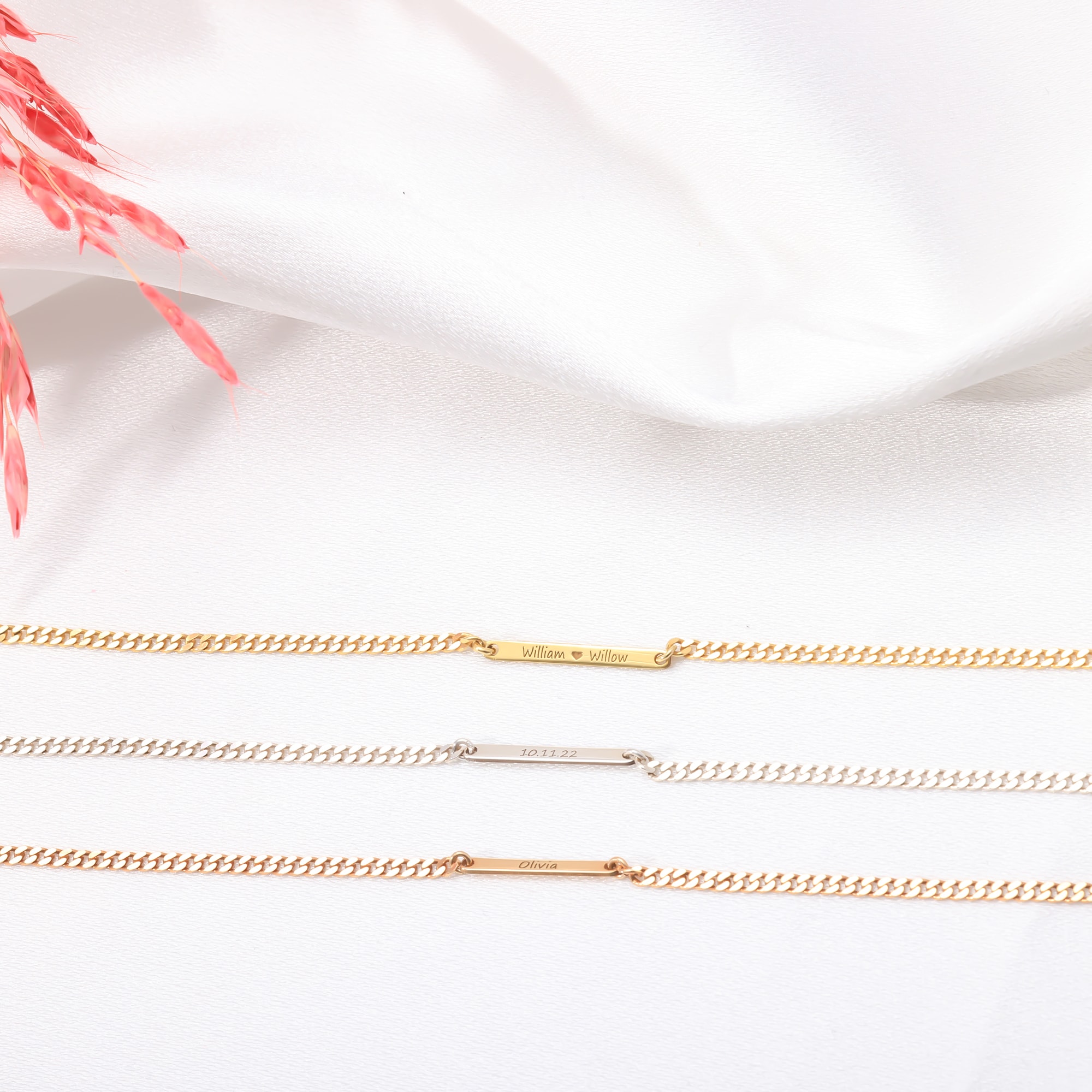 Kişiselleştirilebilir Bar Bileklik - 925 Ayar Gümüş - Zarifliğin Simgesi