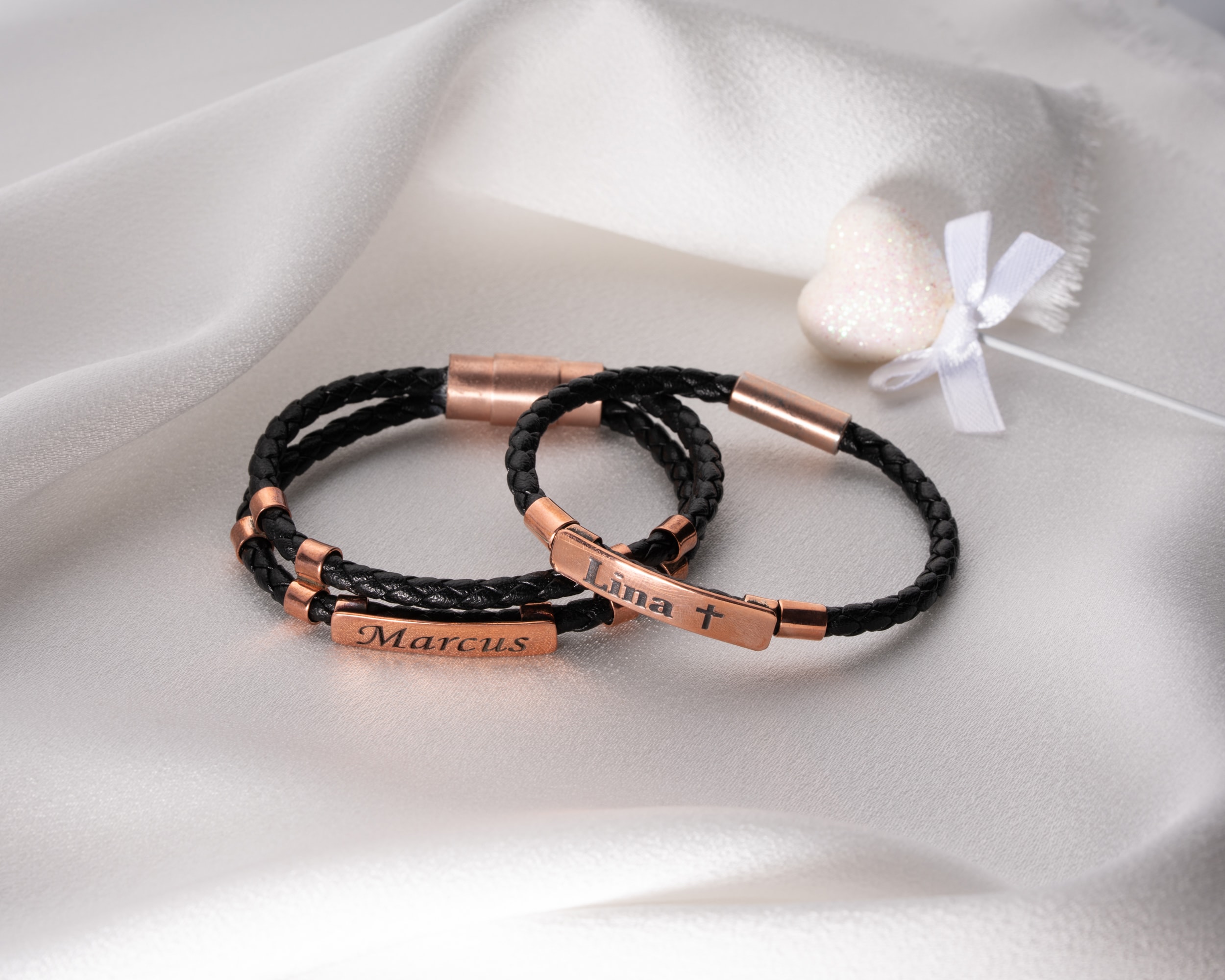 Deri Bileklik – İsimli, Kişiye Özel Unisex Tasarım