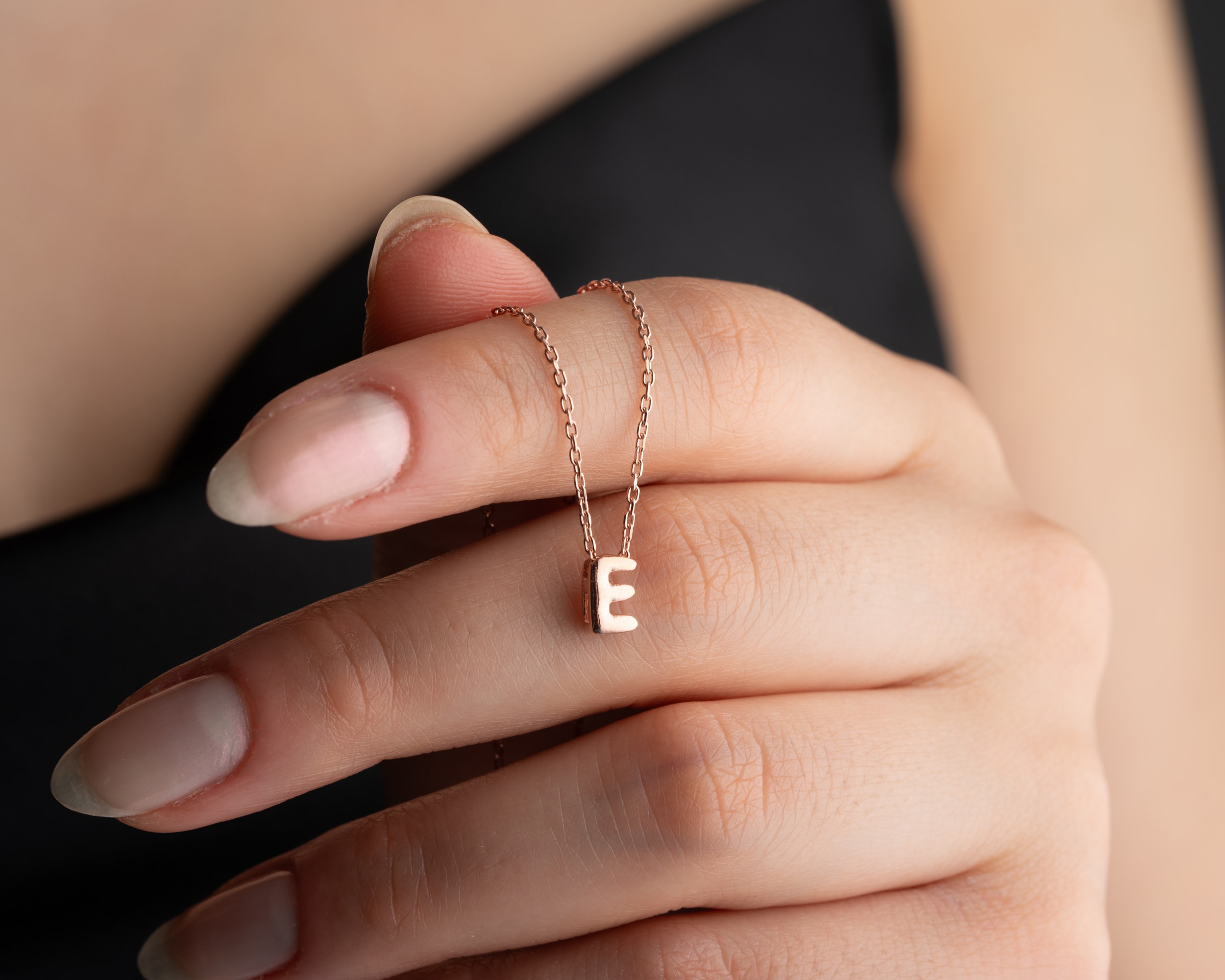 Balon Harf Doğum Taşlı Kolye – Kişiselleştirilebilir 925 Ayar Gümüş Takı