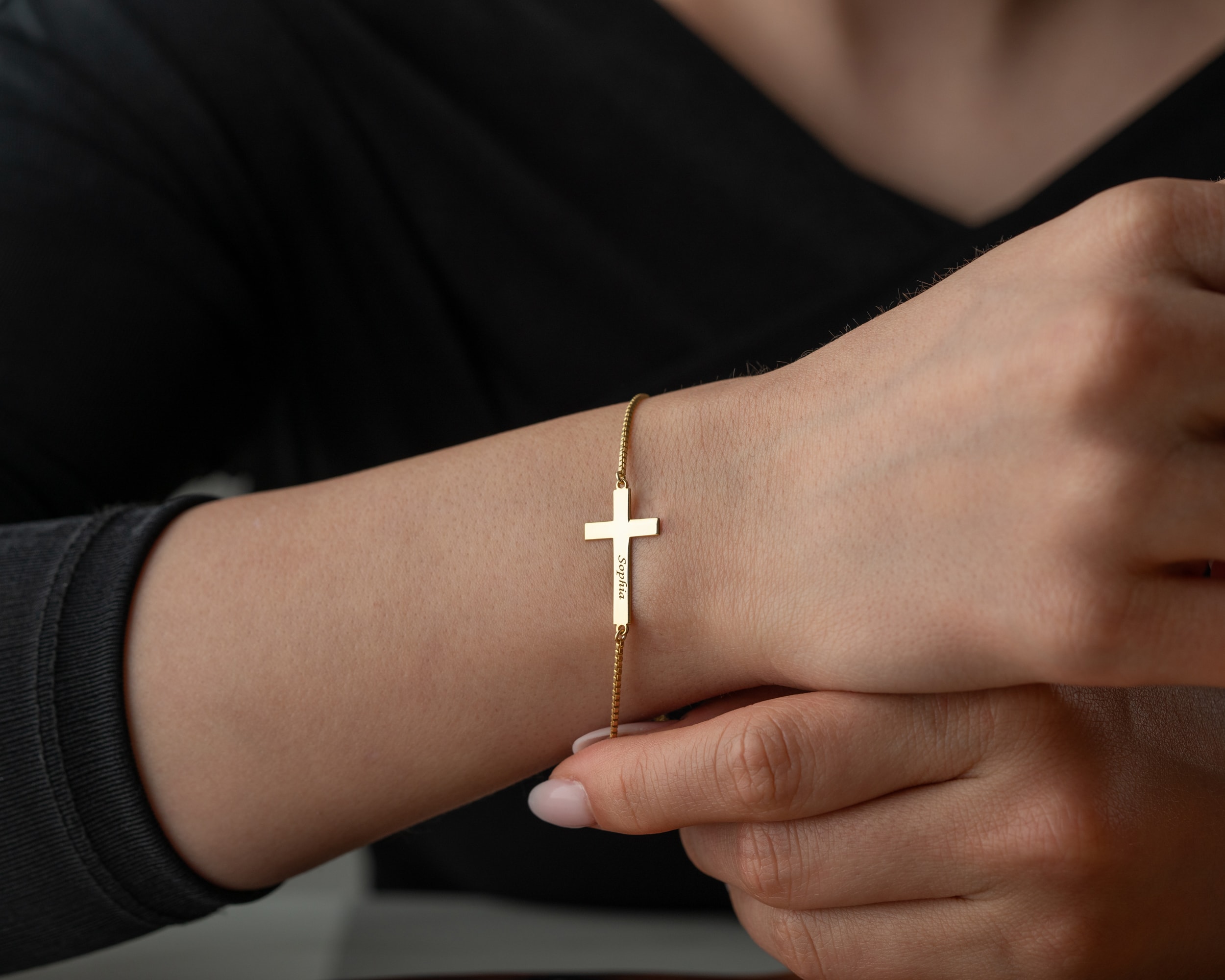 Kişiye Özel Doğum Taşlı Hac Bileklik | Minimal ve Zarif