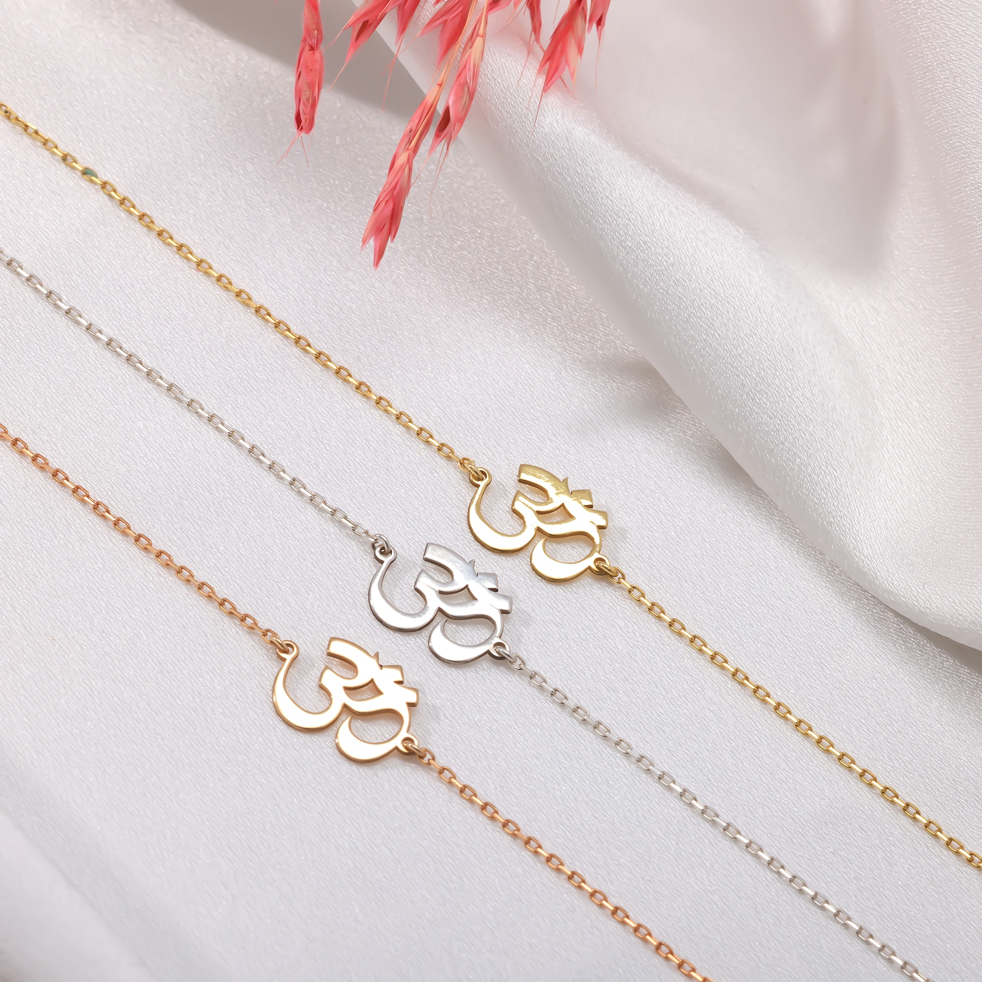 Ohm Sembollü Bileklik – 925 Ayar Gümüş - Bileğinizin Zarafeti