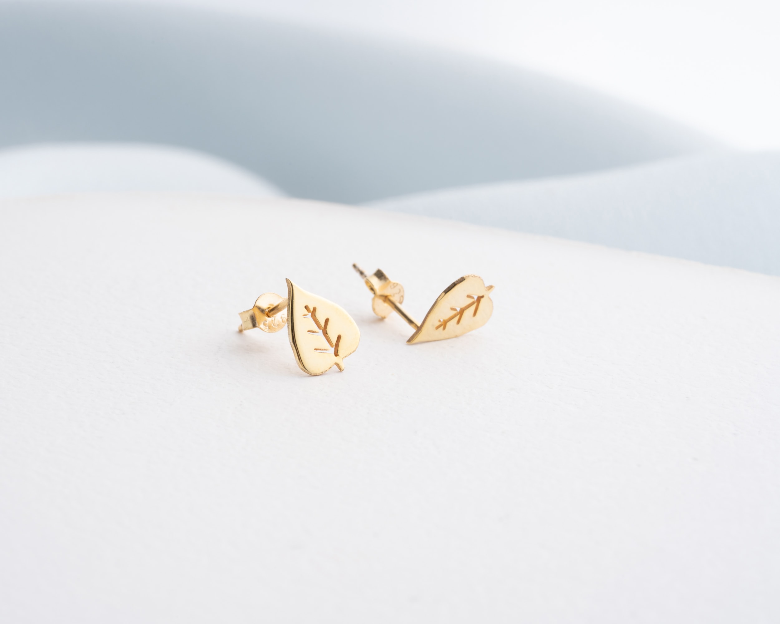 Çivili Yaprak Küpe – Doğadan İlham Alan Zarif Takı