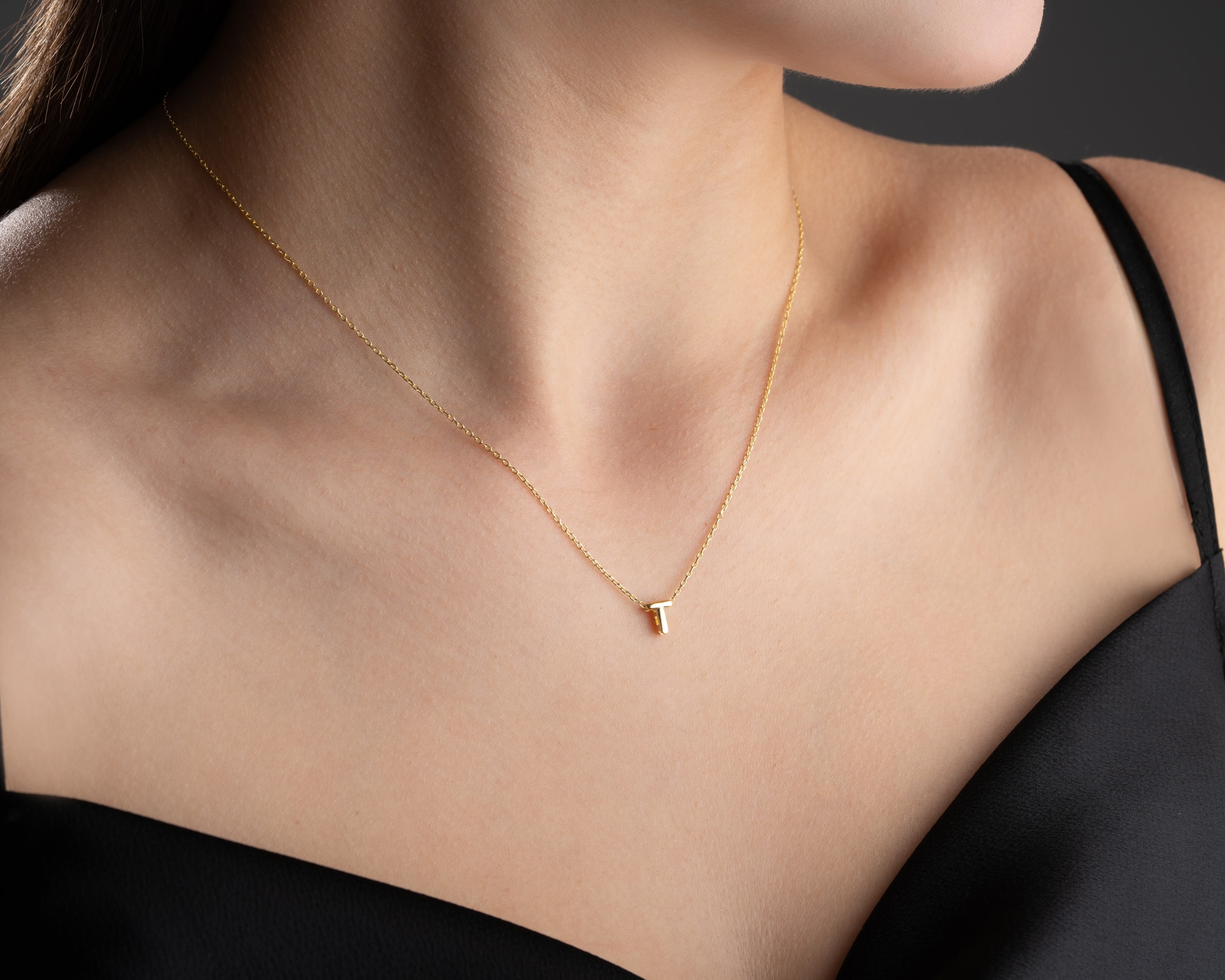 Balon Harf Doğum Taşlı Kolye – Kişiselleştirilebilir 925 Ayar Gümüş Takı