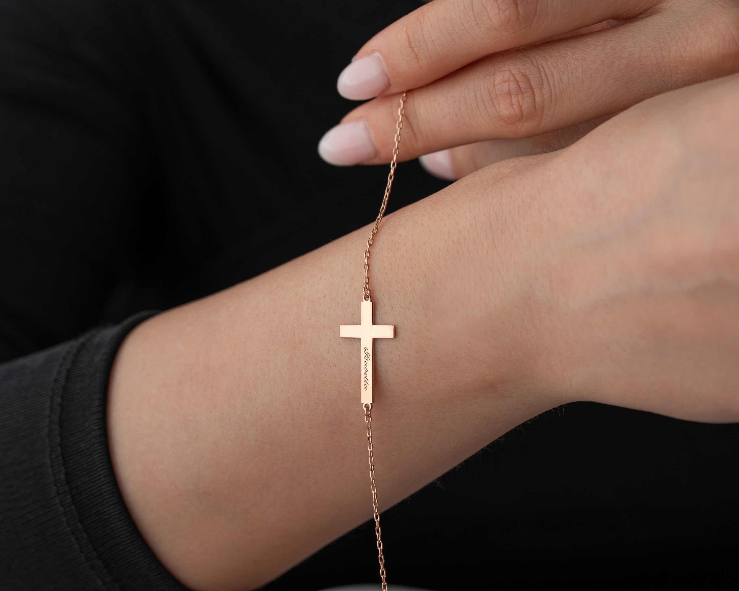 Kişiye Özel Doğum Taşlı Hac Bileklik | Minimal ve Zarif