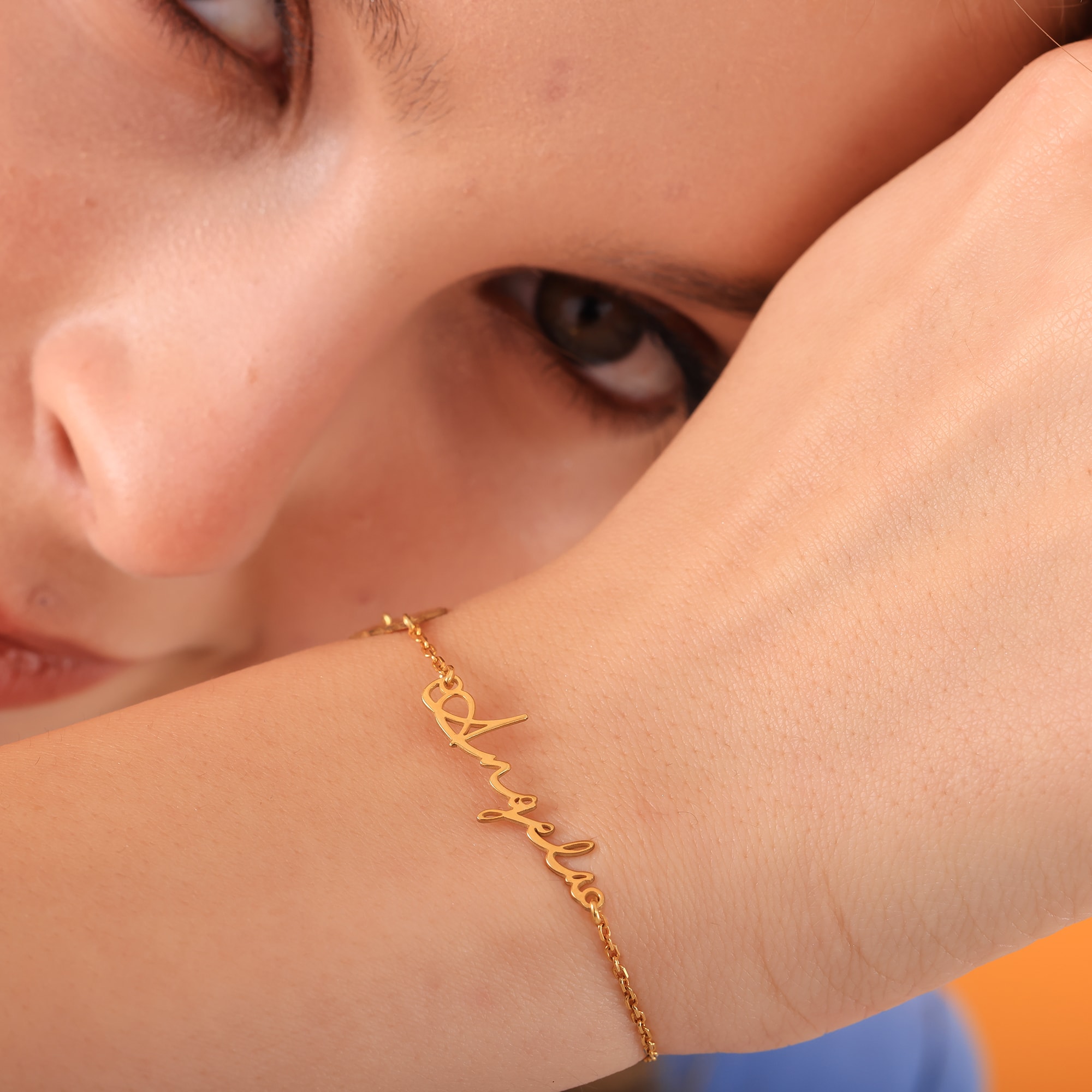 Kişiye Özel Doğum Çiçekli İsim Bileklik - Doğum Ayınızın Çiçeği, İsminizle Buluştu - Özel Tasarım Gümüş