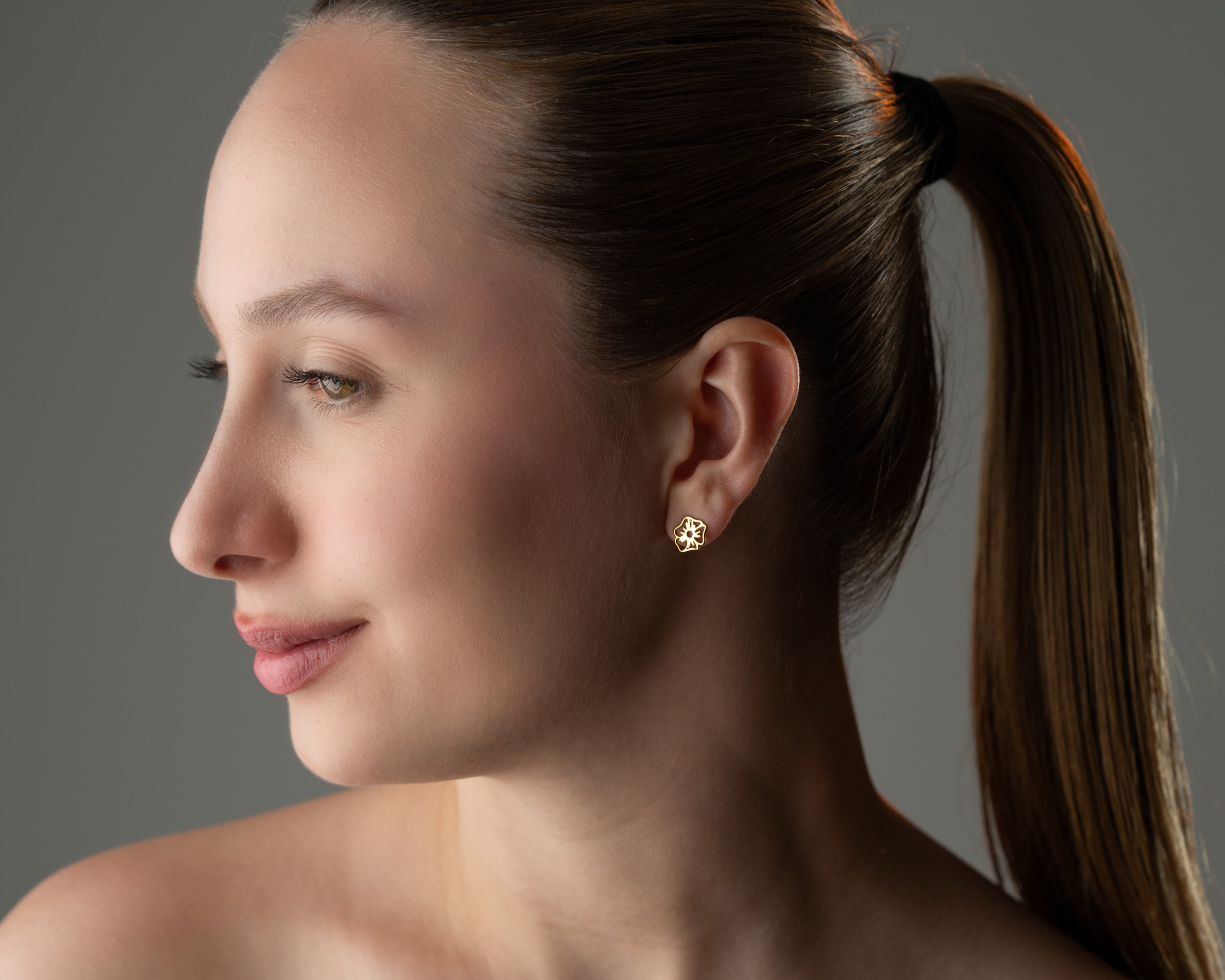 Kişiye Özel Doğum Çiçeği Küpe | Minimal ve Zarif